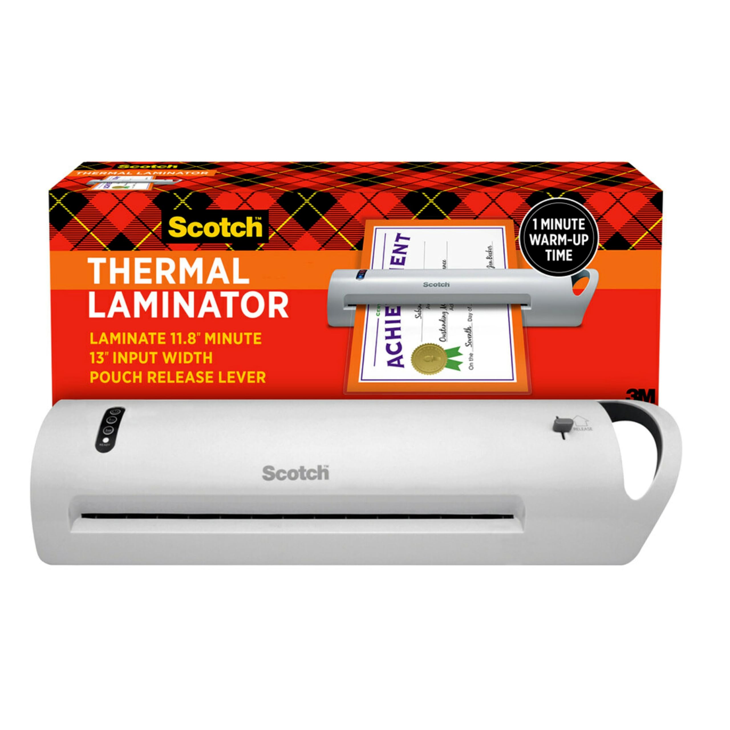 Scotch Thermal Laminator, Extra Wide 13 Inch Input, Ideal for Teachers, Small Offices, or Home (TL1302Z)
