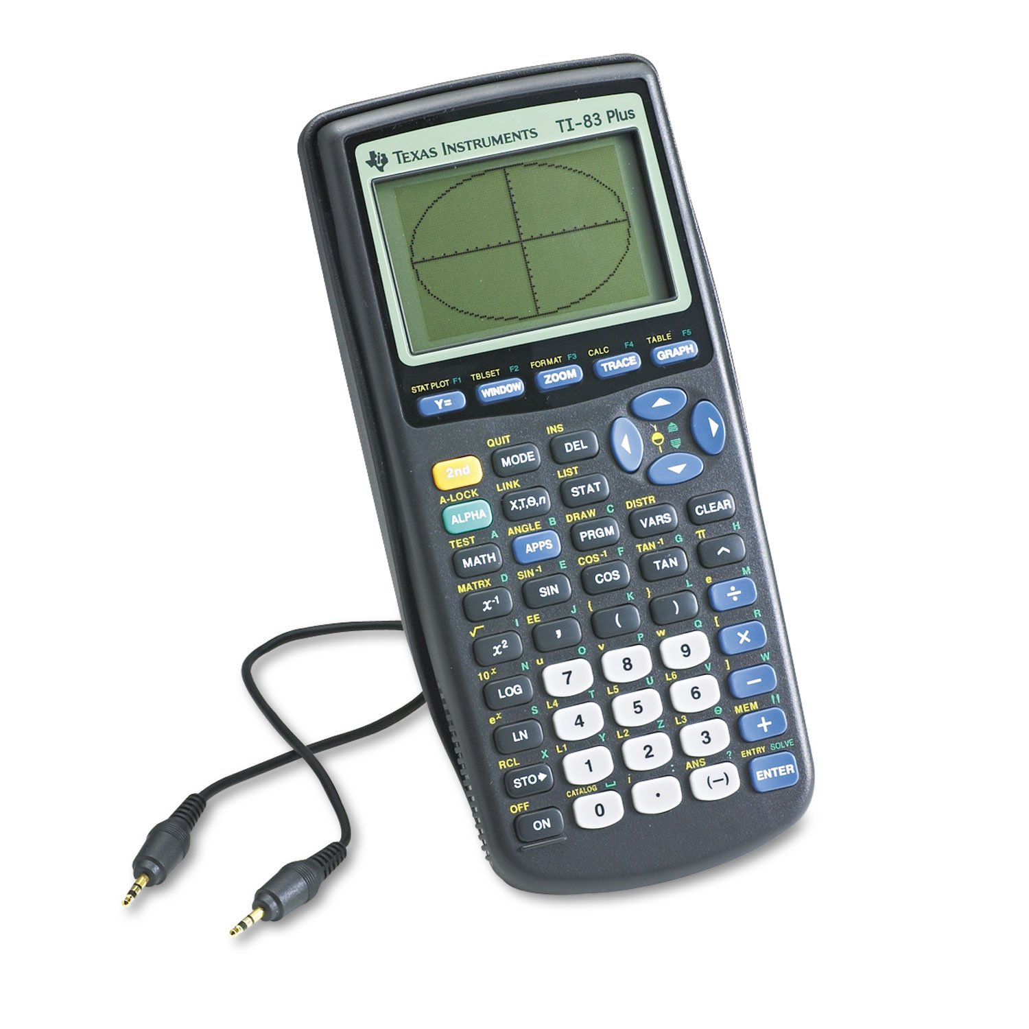 Texas Instruments TI-83 Plus Graphing Calculator, Gray, Standard