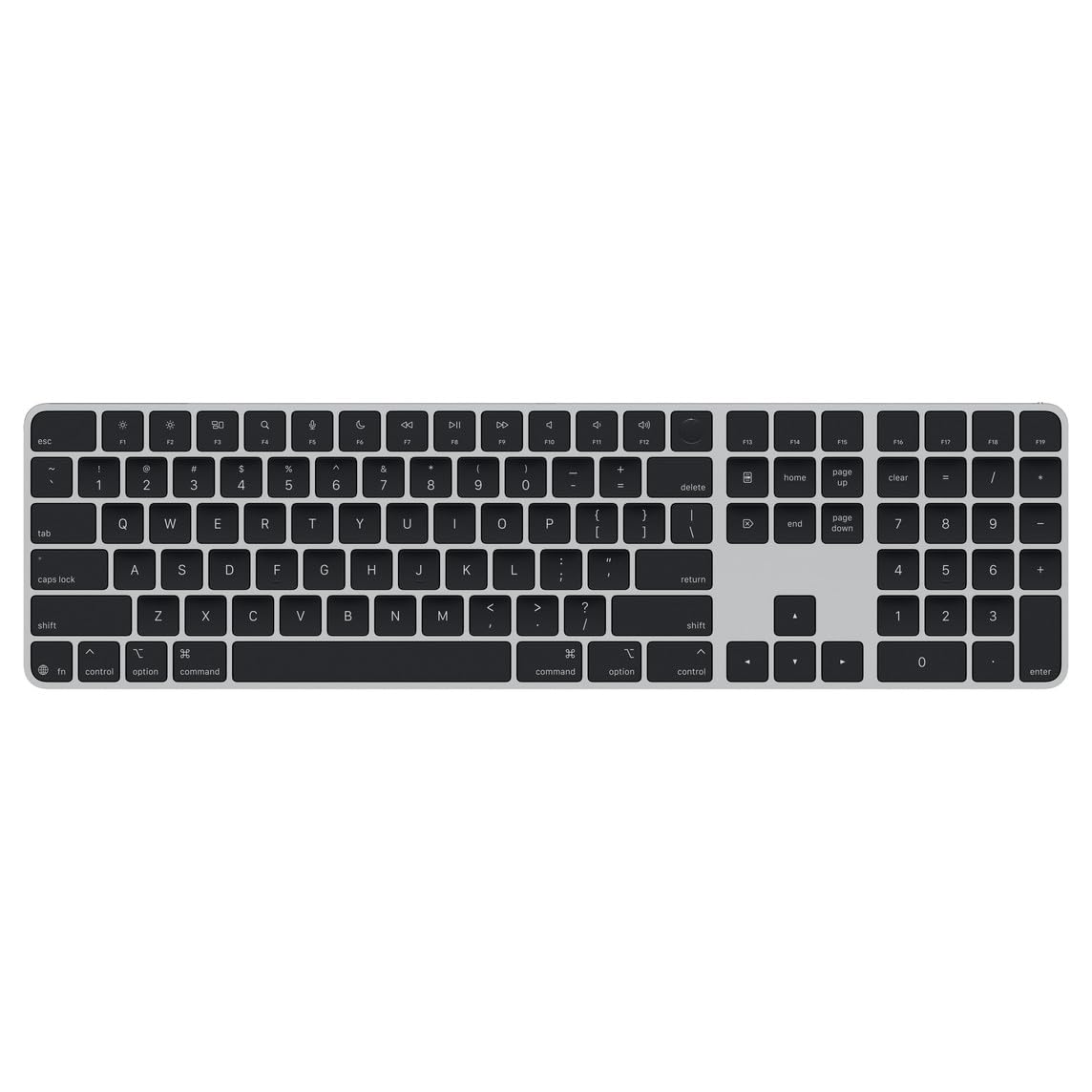 Apple Magic Keyboard with Touch ID and Numeric Keypad for Mac Models with Apple Silicon - US English - Black Keys