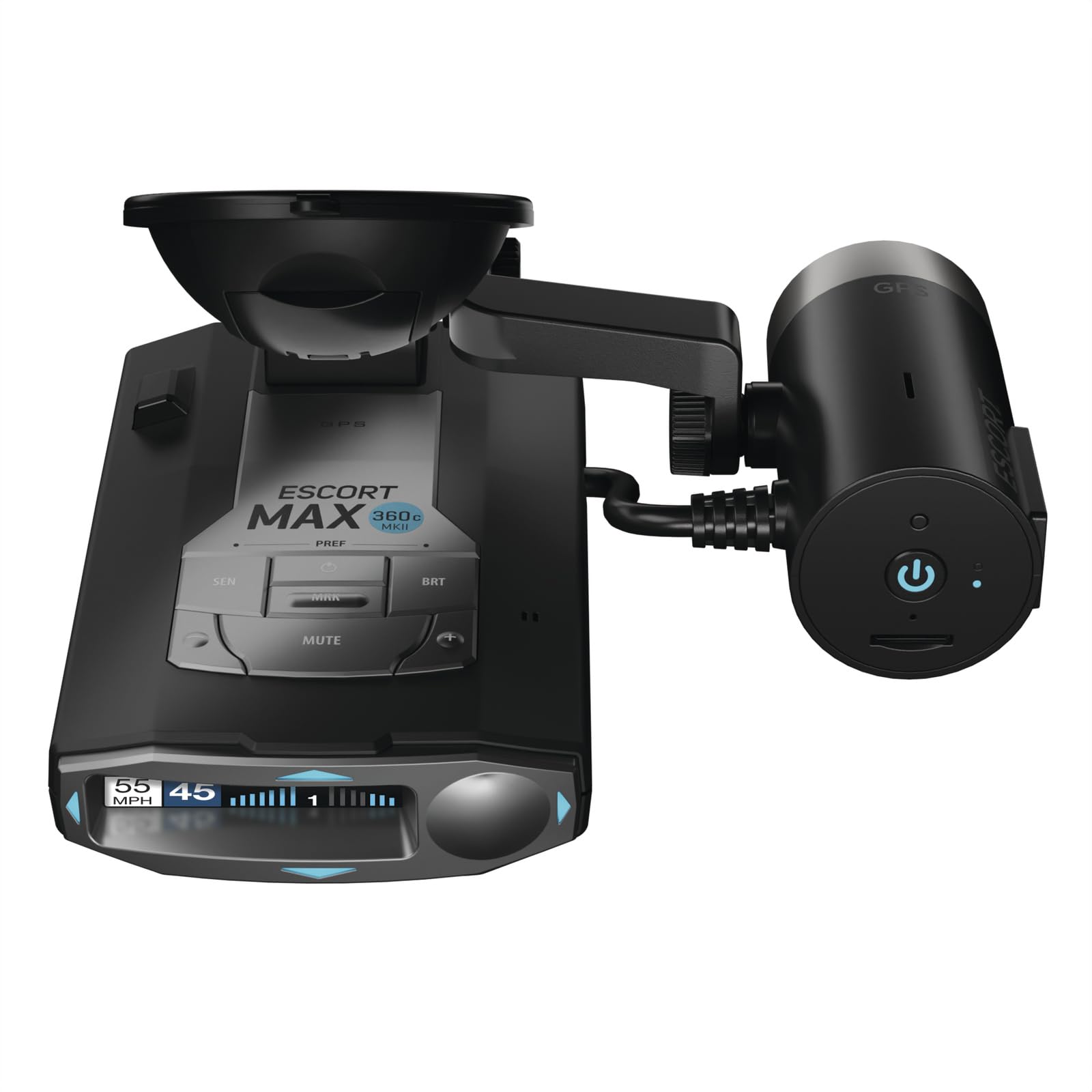 Escort MAX 360c MKII Radar and Laser Detector & Escort M2 Smart Dash Cam Bundle - 1080P Full HD Video, Extreme Range, False-Alert Filtering, WiFi, GPS Based, Apple CarPlay and Android Auto Compatible