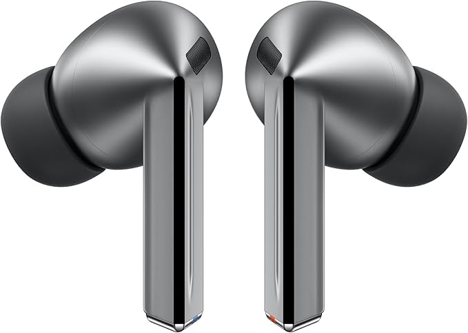 SAMSUNG Galaxy Buds 3 Pro AI True Wireless Bluetooth Earbuds, Noise Cancelling, Sound Optimization, Real-Time Interpreter, Redesigned Comfort Fit Latin American Version (Silver)