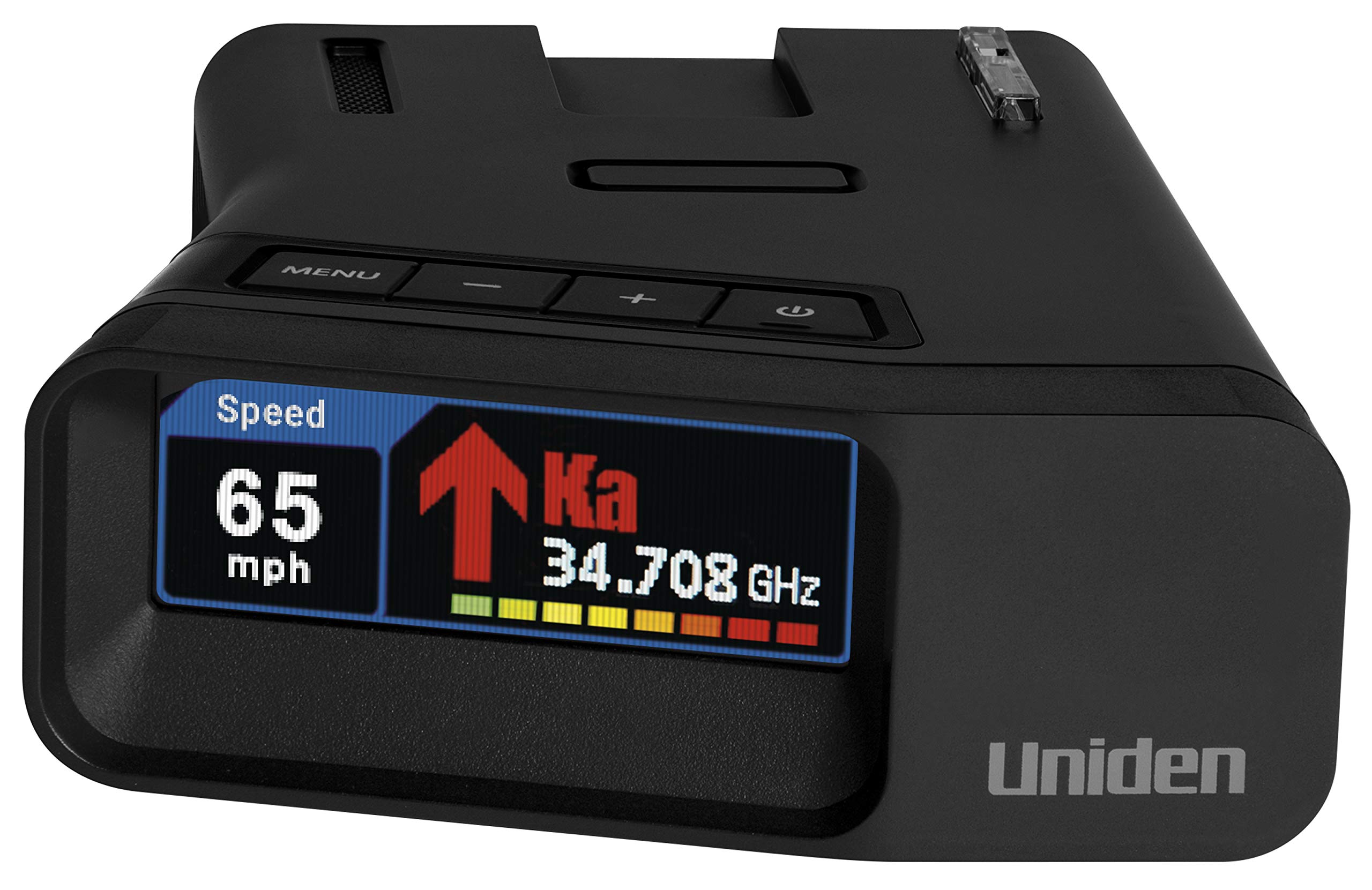 Uniden R7 EXTREME LONG RANGE Laser/Radar Detector, Built-in GPS, Real-Time Alerts, Dual-Antennas Front & Rear w/Directional Arrows, Voice Alerts, Red Light and Speed Camera Alerts