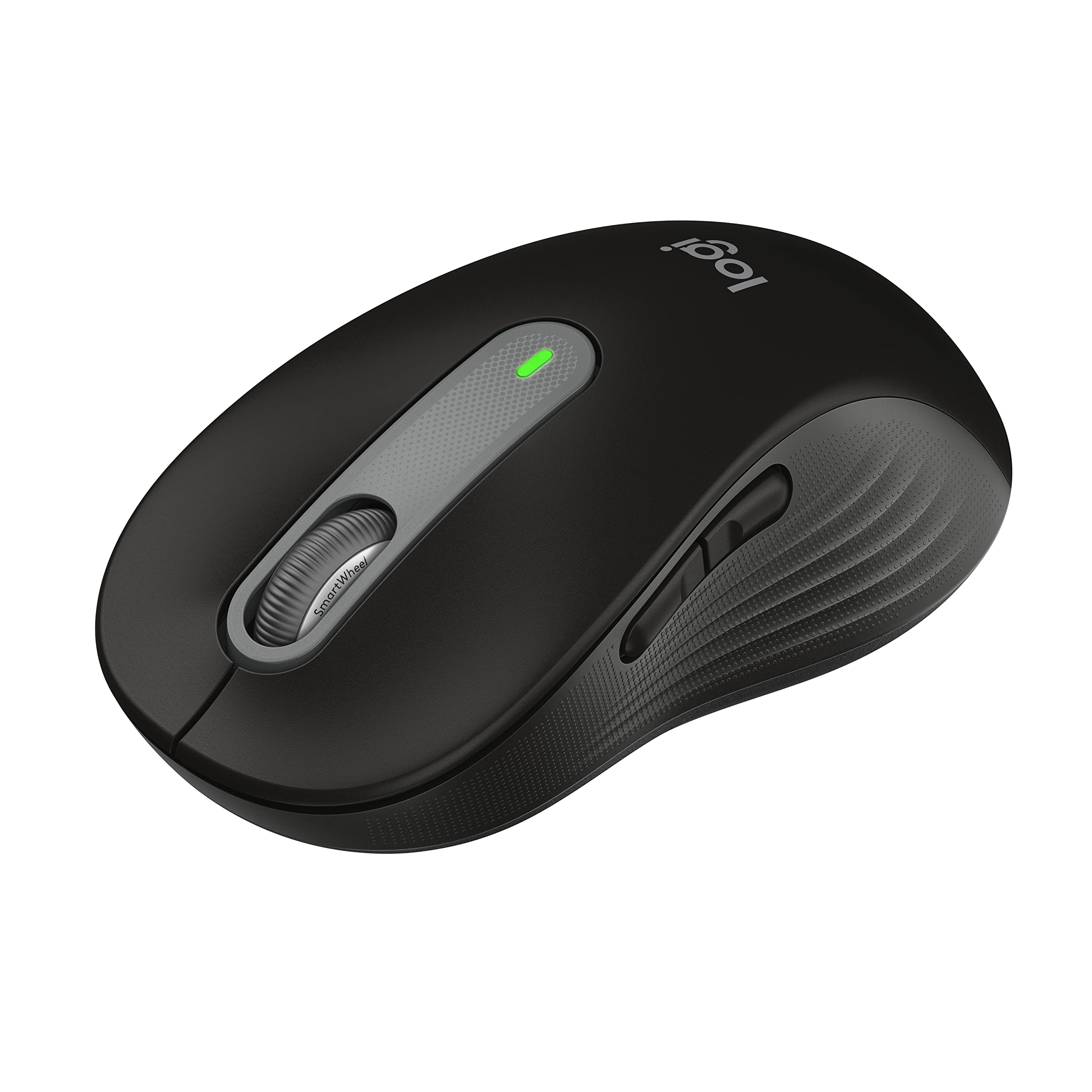 Logitech Wireless Mouse Signature M650 L Full Size - Large Hands, 2-Year Battery, Silent Clicks, Customizable Buttons, Bluetooth, PC/Mac/Chromebook - Black, Right-Handed, Large