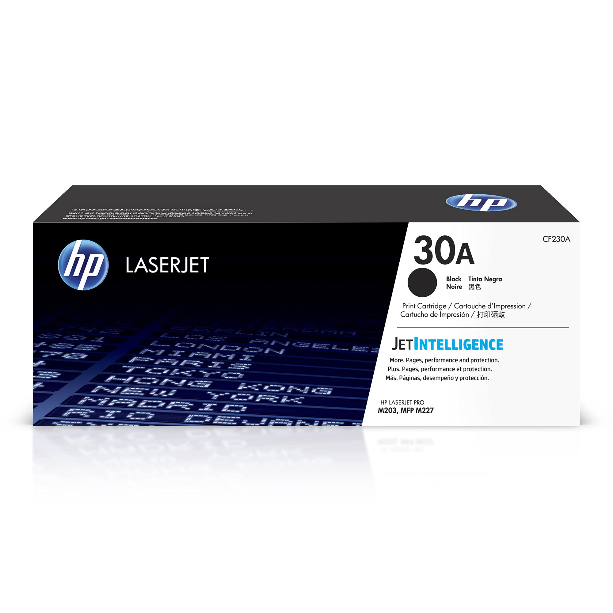 HP 30A Black Toner Cartridge | Works with HP LaserJet Pro M203 Series, HP LaserJet Pro MFP M227 Series | CF230A