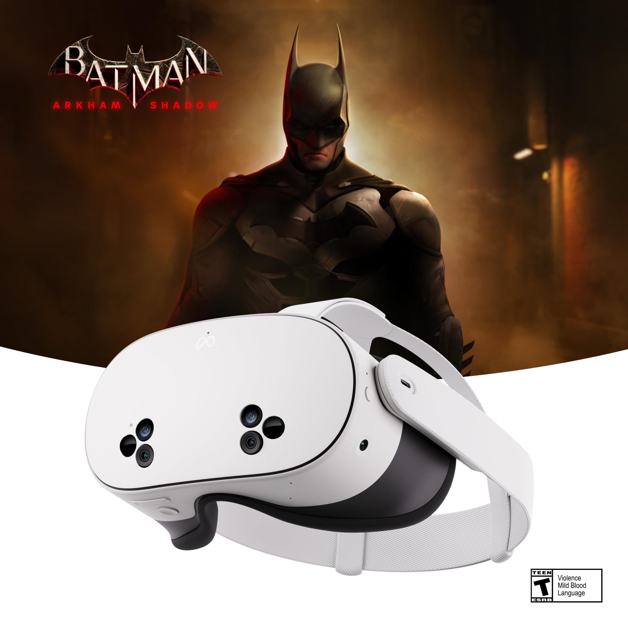Meta Quest 3S 256GB | Batman: Arkham Shadow Included — 30+ Games Included with Meta Horizon+ Access with Starter Bundles — Play More for Less