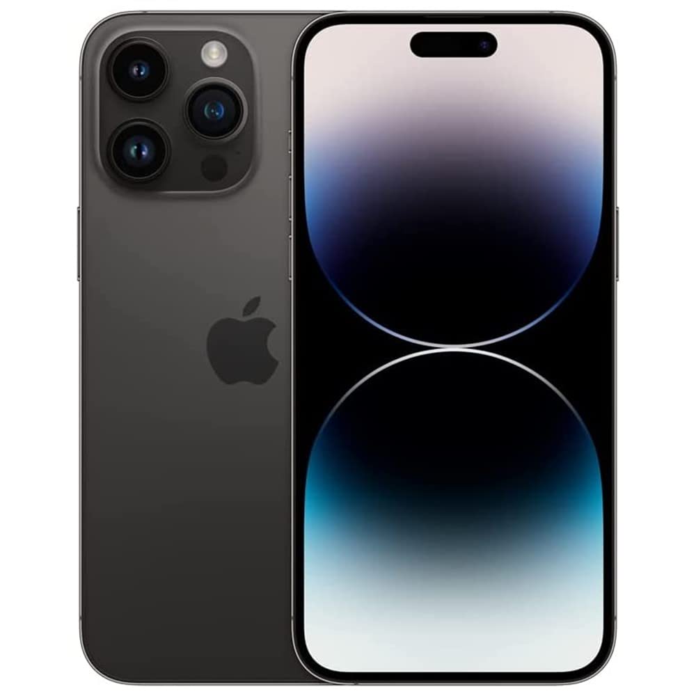Apple iPhone 14 Pro Max, 128GB, Space Black - Unlocked (Renewed)