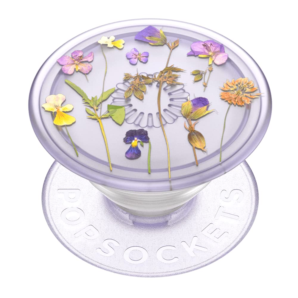 PopSockets Plant-Based Phone Grip with Expanding Kickstand, Adhesive Grip, Eco-Friendly, Cute PopSockets - Purple Fields