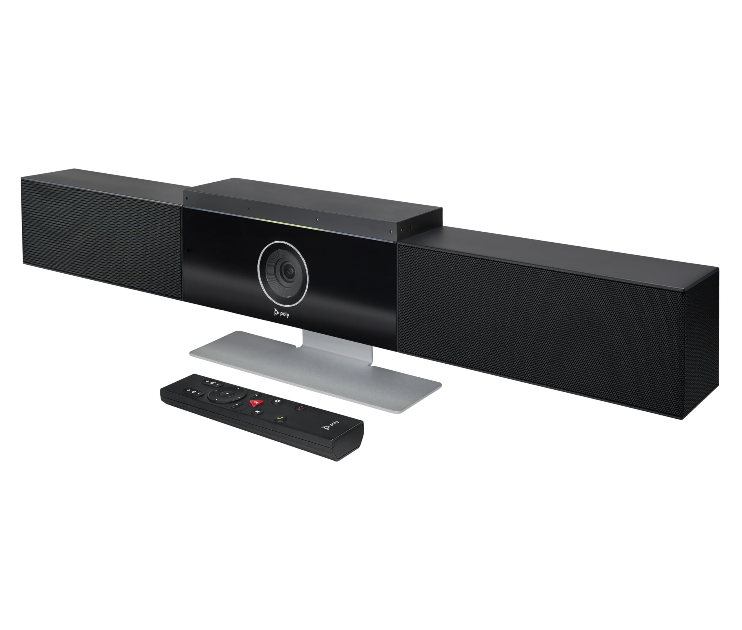 Poly Studio 4K USB Video Conference System (Plantronics) - Camera, Microphone, & Speaker Bar for Small & Medium Conference Rooms - Auto Framing & Tracking - Teams/Zoom Certified - Amazon Exclusive