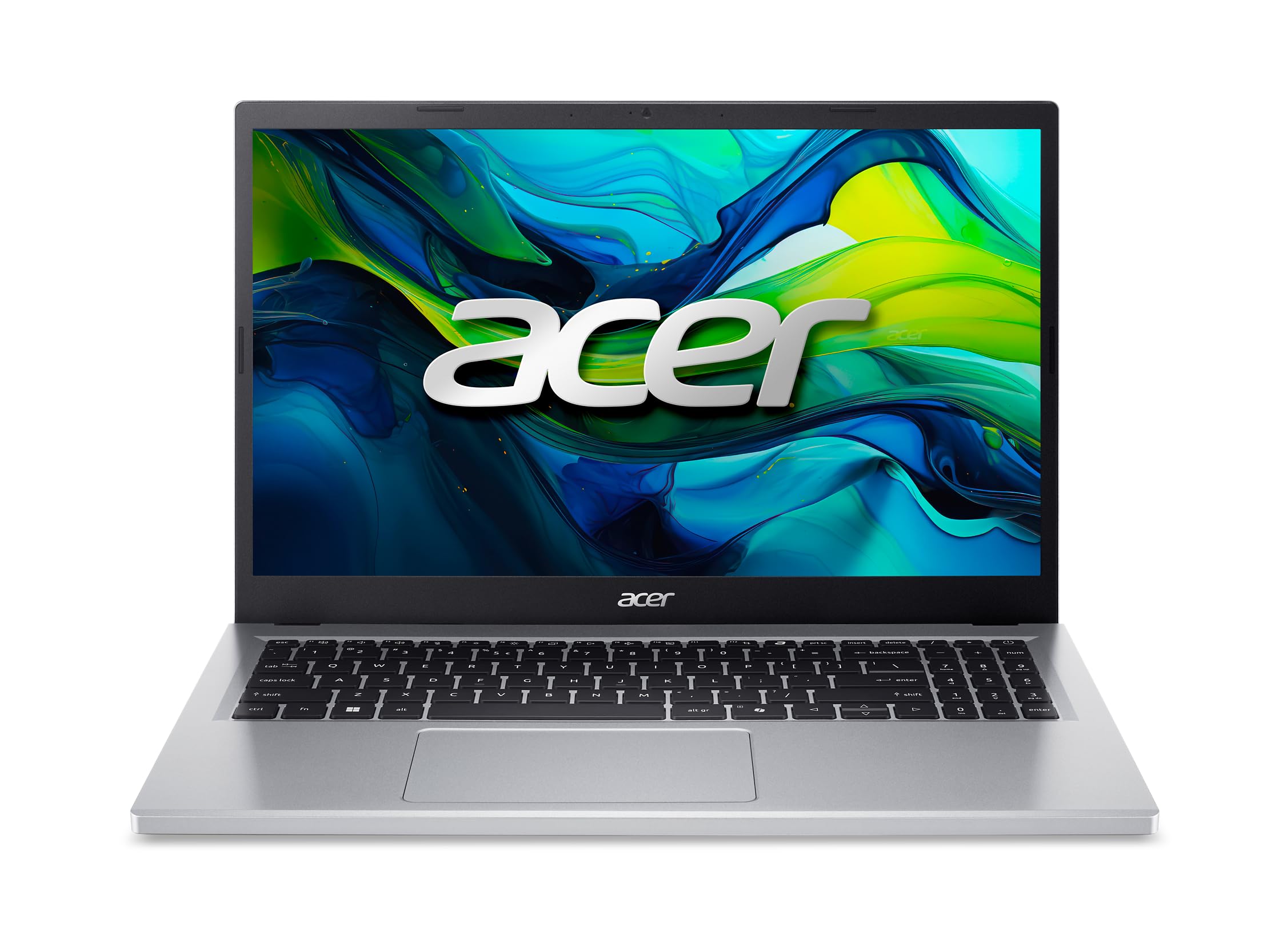 Acer Aspire Go 15 AI Ready Laptop | 15.6" Full HD (1920 x 1080) IPS Display | Intel Core 3 Processor N355 | Intel Graphics | 8GB DDR5 | 128GB UFS | Wi-Fi 6 | Windows 11 Home in S Mode | AG15-32P-39R2