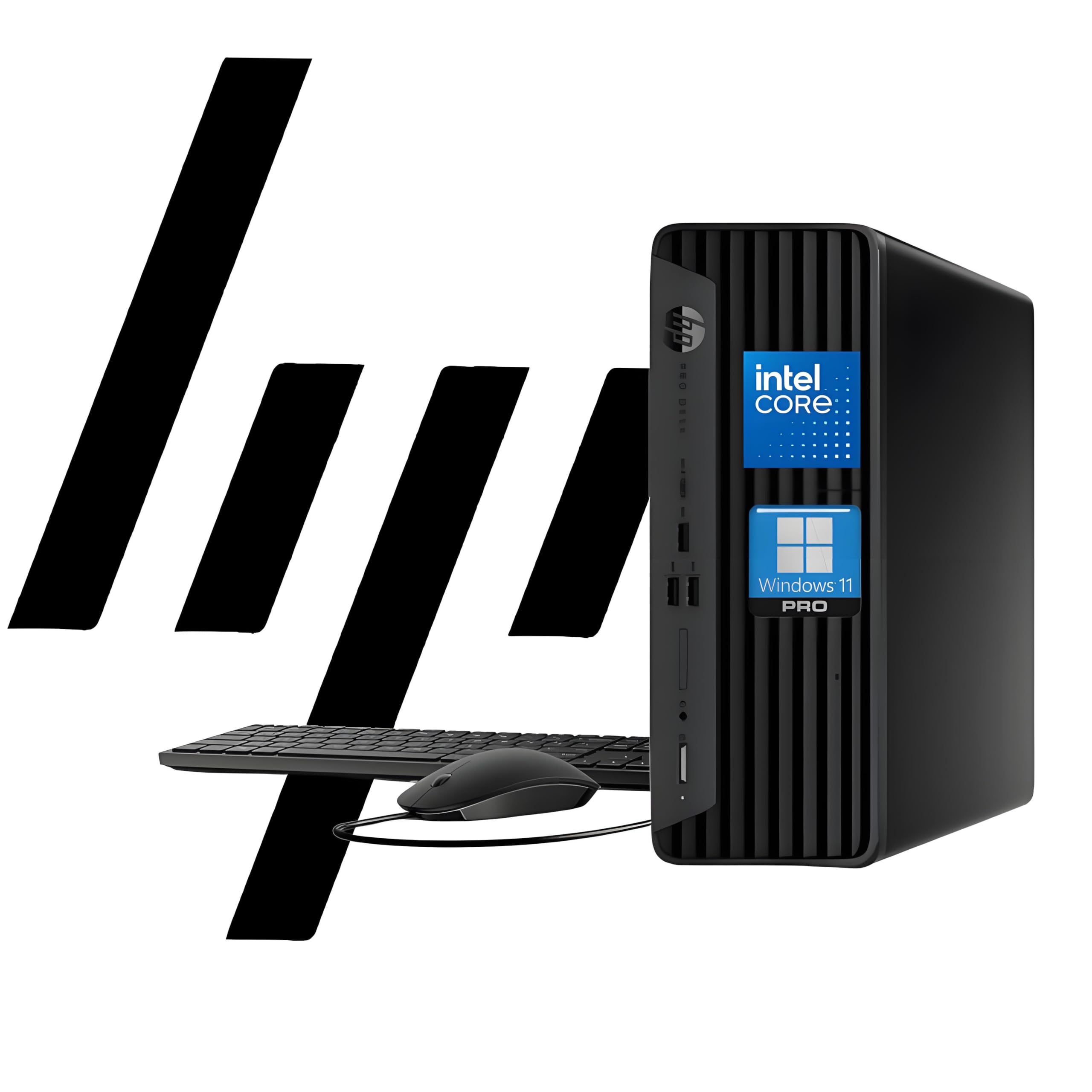 HP ProDesk 400 G9 SFF Business Desktop Computer, Intel CPU, 32GB RAM, 1TB PCle SSD, Dual 4K Display Support, USB-C, HDMl, RJ-45, Wi-Fi, Wired Keyboard & Mouse, Windows 11 Pro