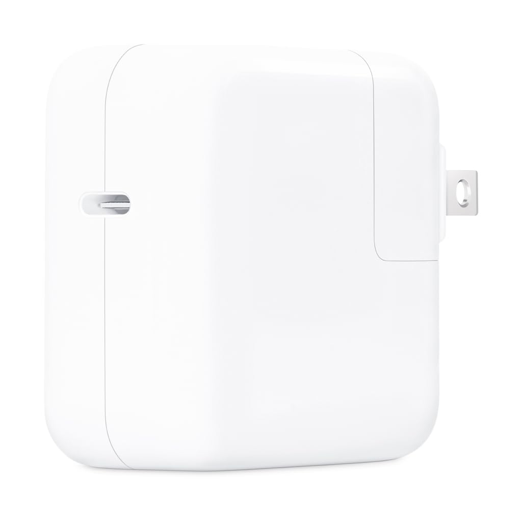 Apple 30W USB-C Power Adapter: Fast and Convenient Charging, Type C Wall Charger