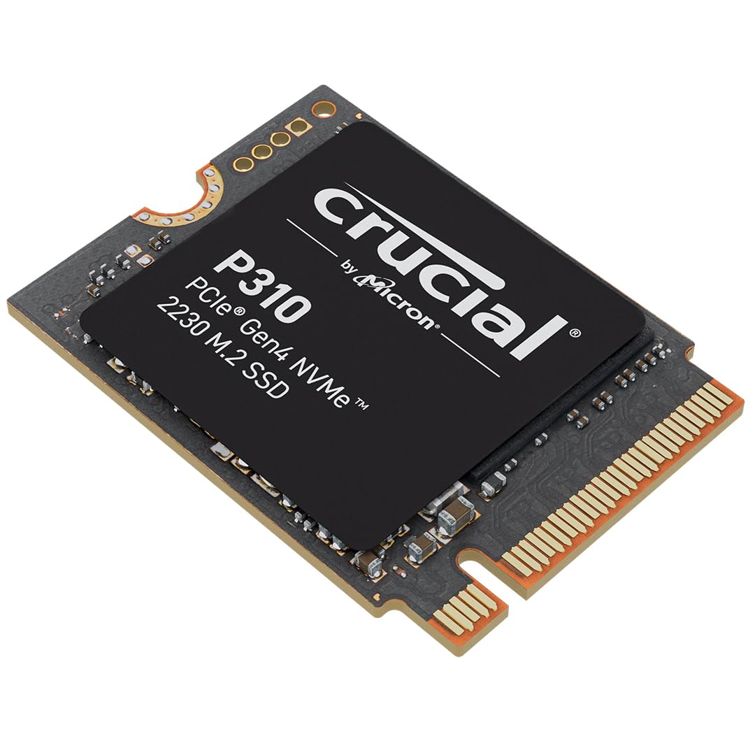 Crucial P310 2TB PCIe Gen4 2230 NVMe M.2 SSD - Up to 7,100 MB/s - Uplevel Your Console - Internal Solid State Drive (PC) - CT2000P310SSD2​​