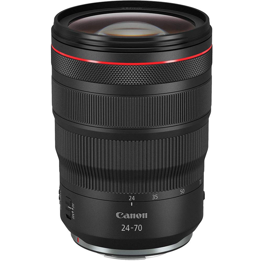 Canon RF24-70mm F2.8 L is USM Lens, Standard Zoom Lens, Compatible with EOS R Series Mirrorless Cameras, Black