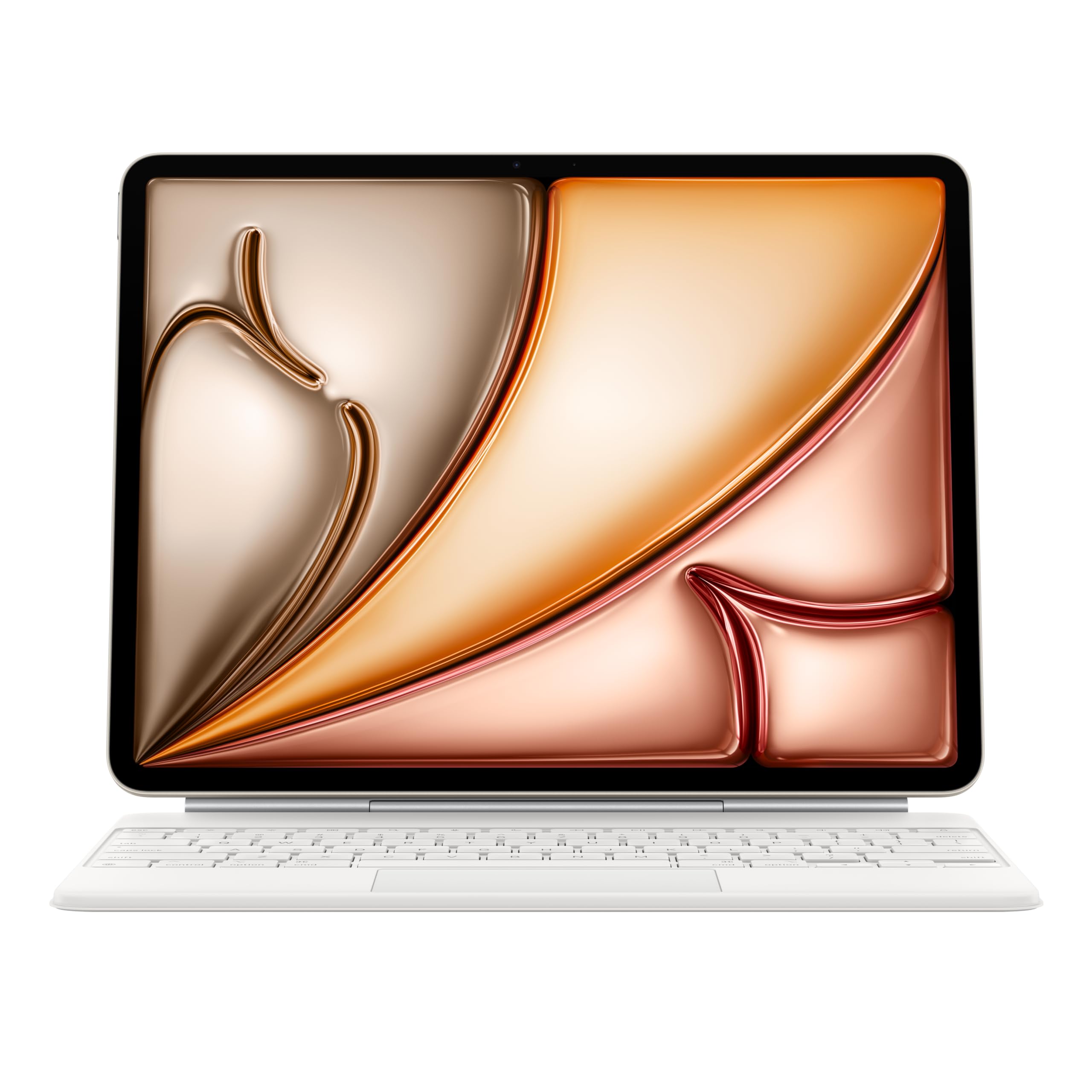 Apple Magic Keyboard: Keyboard and Case for iPad Air 13-inch (M2 and M3), US English — White