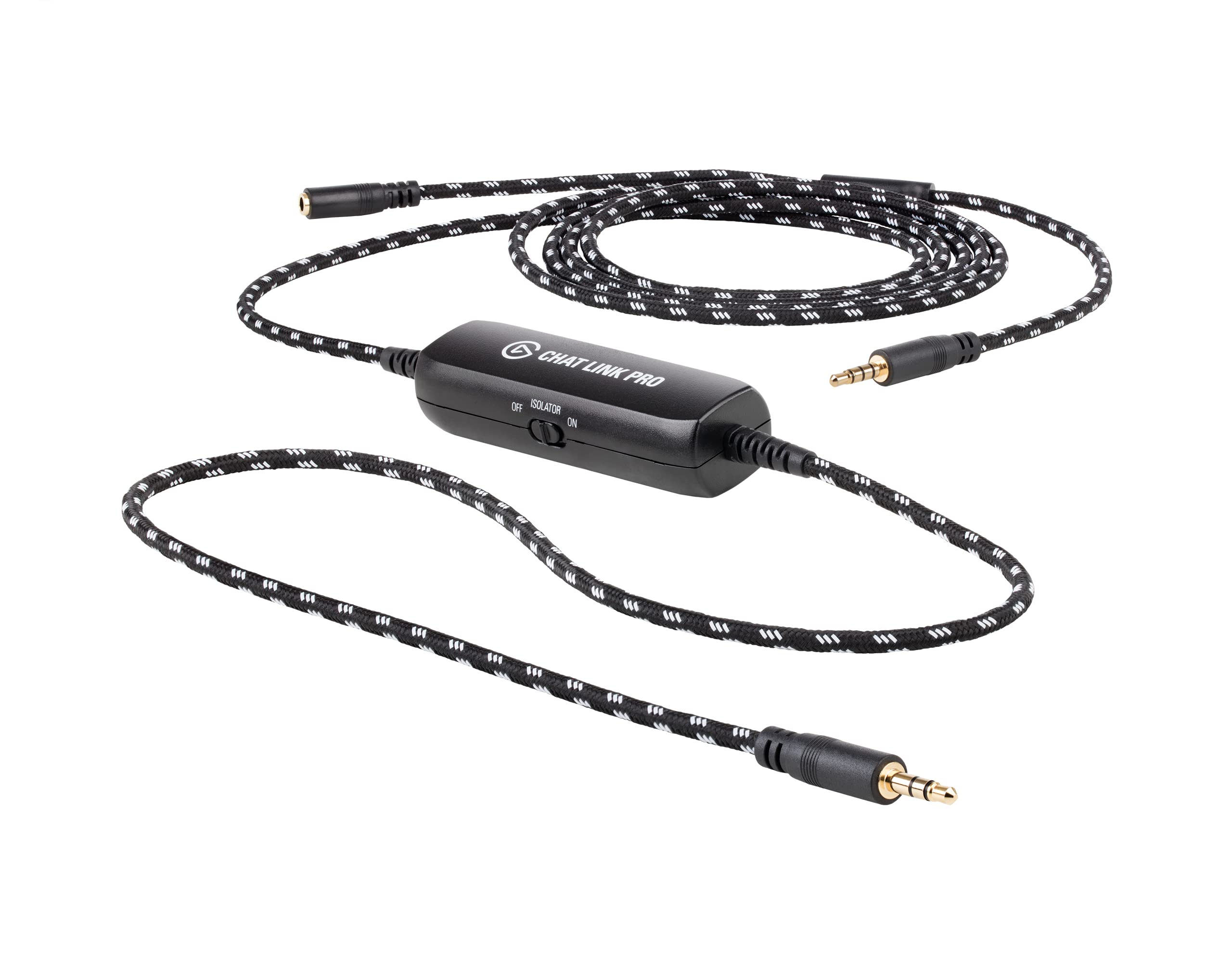 Elgato Chat Link Pro - Audio Adapter, for PS5, PS4, Nintendo Switch, Capture Voice Chat, Gameplay Sound, Extra Long Cable, Black