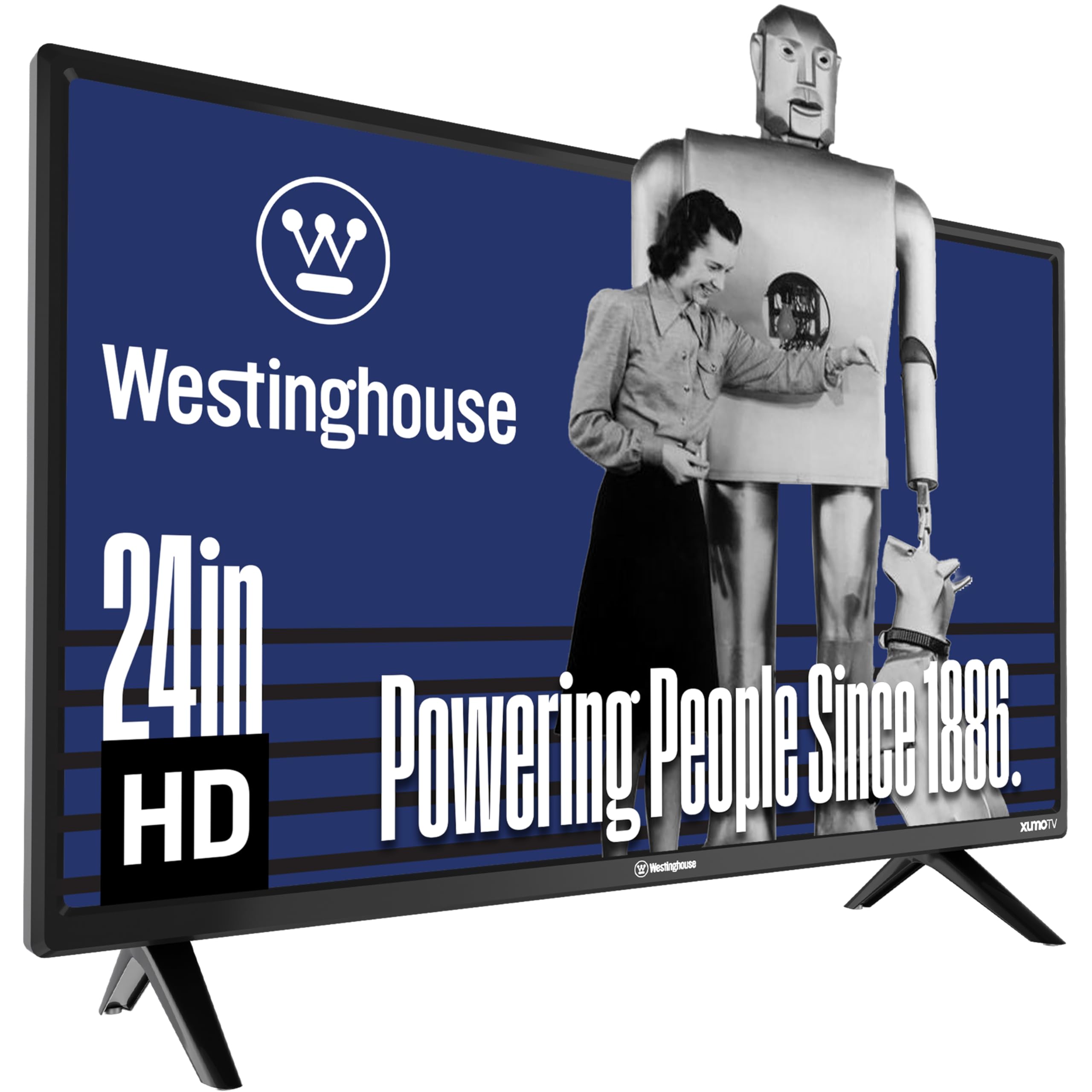 Westinghouse 24-inch Smart TV, HD Xumo TV with Voice Remote, Flat Screen LED Television w/Apple HomeKit, Wi-Fi & Mobile Connectivity