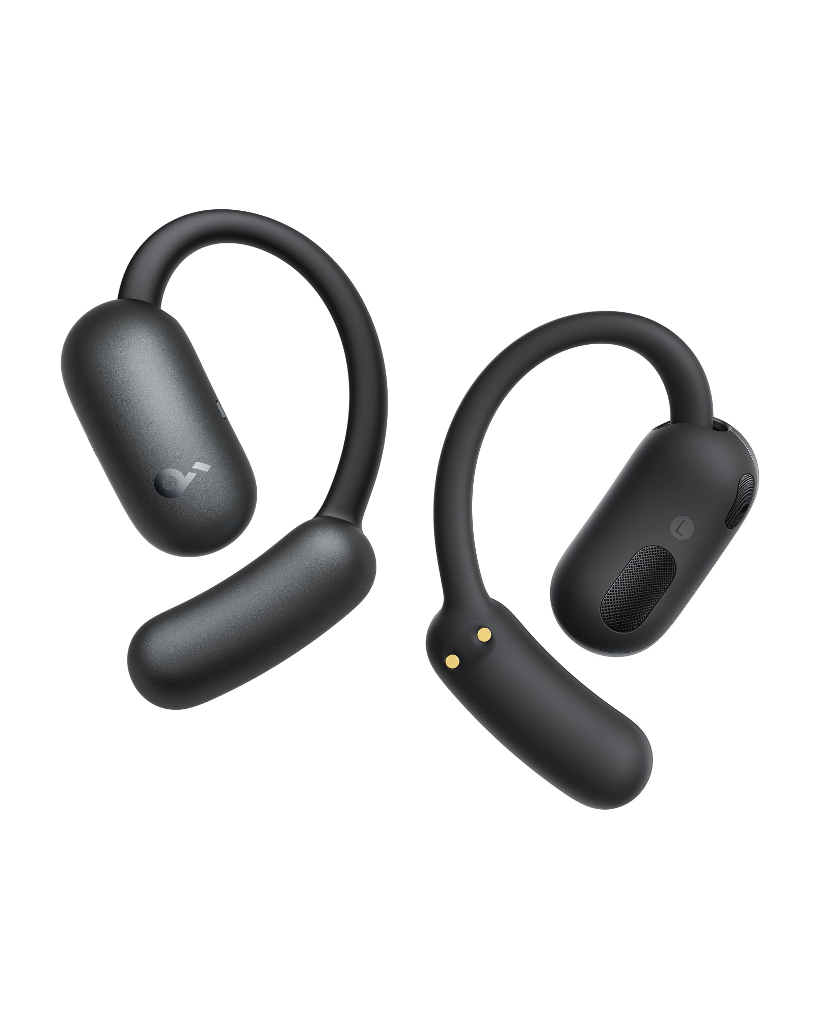 soundcore AeroFit 2 by Anker, Open-Ear Headphones, Translation Earbuds Real Time, 4 Adjustable Positions for Every Ear Size, 2x Richer Bass, Hi-Res, 42H Playtime, IP55,AI Clear Calls,Wireless Charging