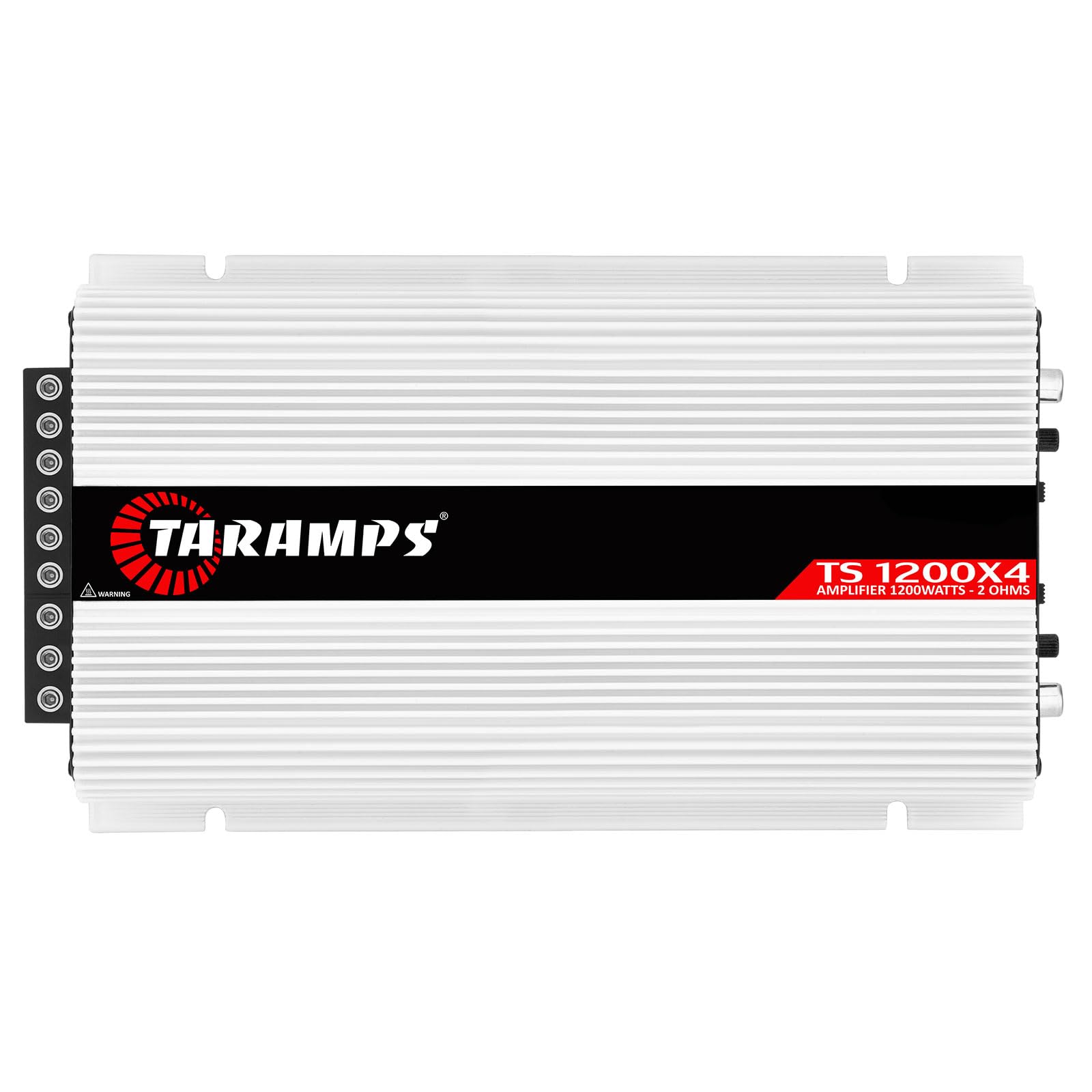 Taramps TS 1200x4 Amplifier Car Audio 1200W RMS 2 Ohms 4 Channels 2 Bridged Channels, Full Range Crossover Fixed RCA/Wire Input - Multichannel Class D