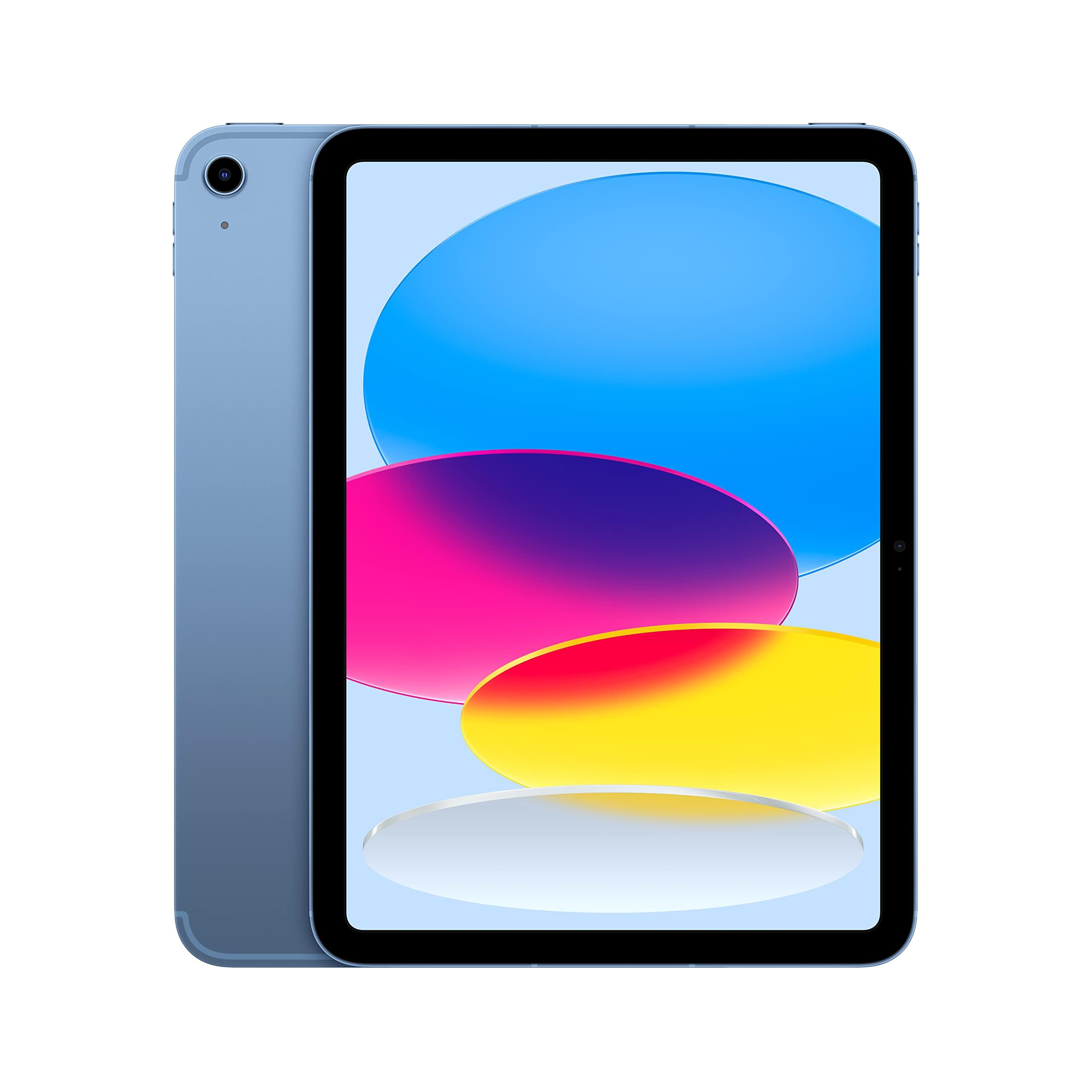 Apple 2022 iPad 10.9-inch, Wi-Fi + Cellular, 64GB - Blue (Renewed)