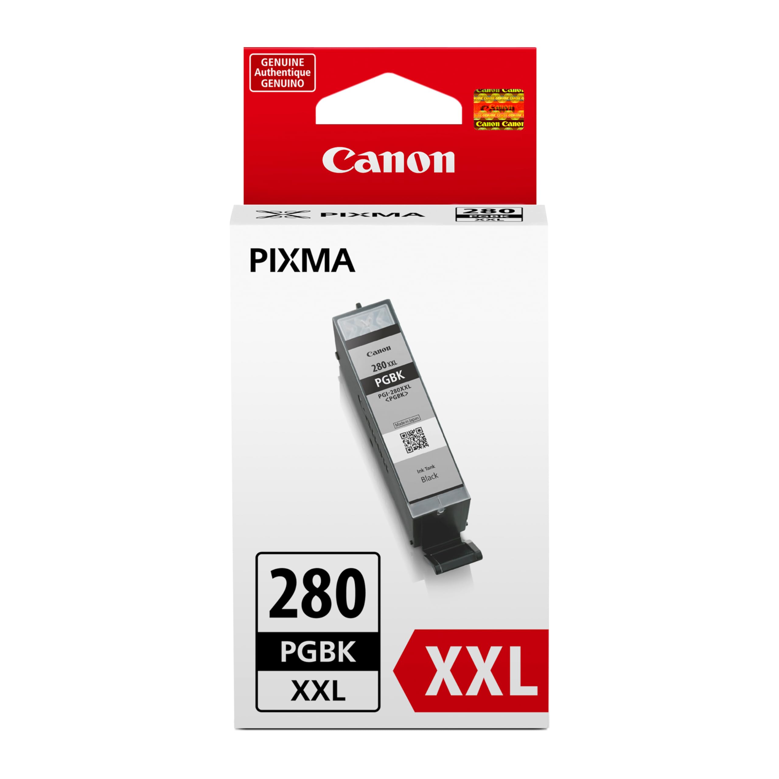 Canon PGI-280XXL Genuine Pigment Black Ink Tank, Compatible with TR8520, TS9120,TS8120, TS6120, TS9521C/a, TS9520/a, TS8220, TS6220, TS8320, TS6320, TS702/a, and TR8620/a Series Printers