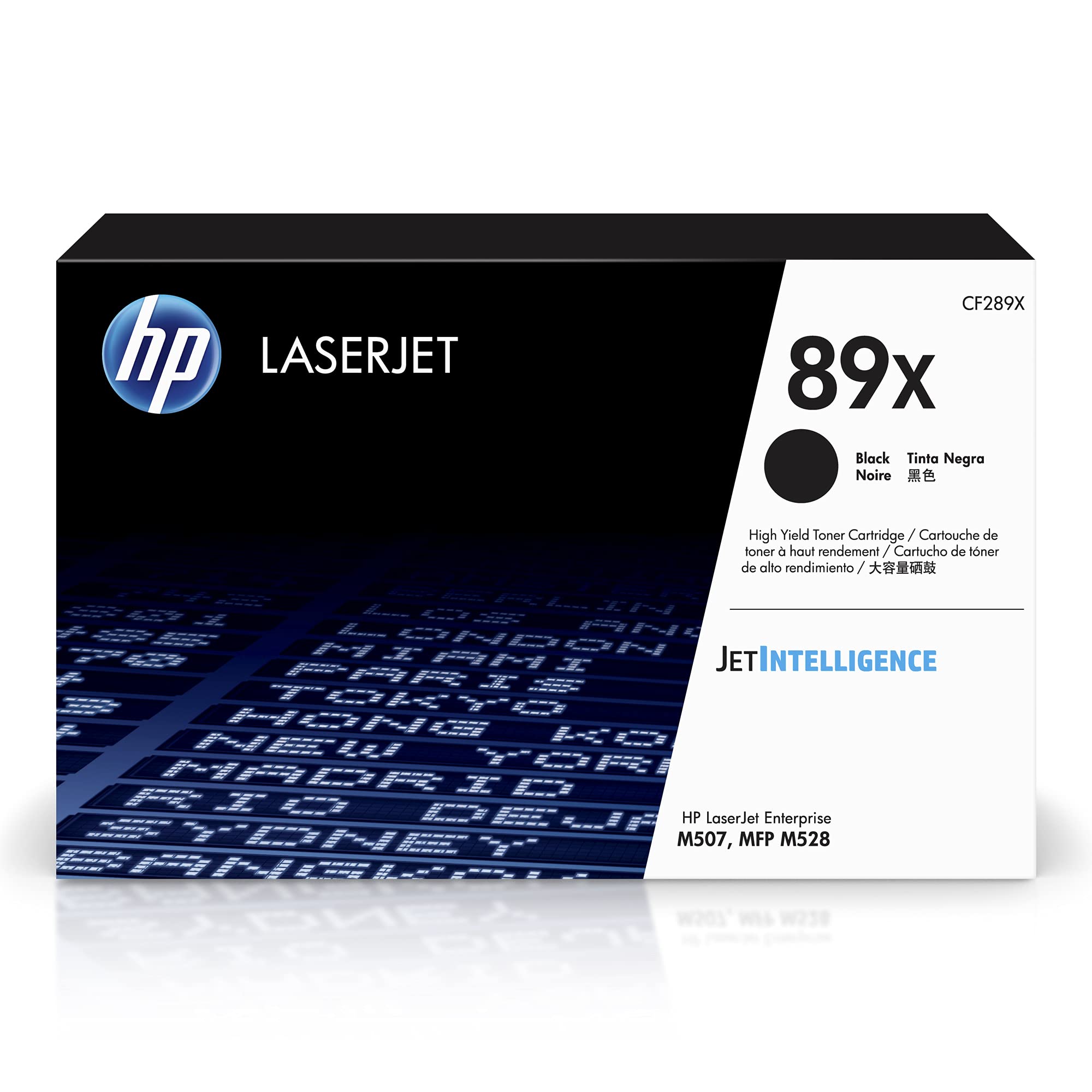 HP 89X Black High-yield Toner Cartridge for HP Printers | Works with Printer Series: LaserJet Enterprise M507, LaserJet Enterprise MFP M528 | CF289X