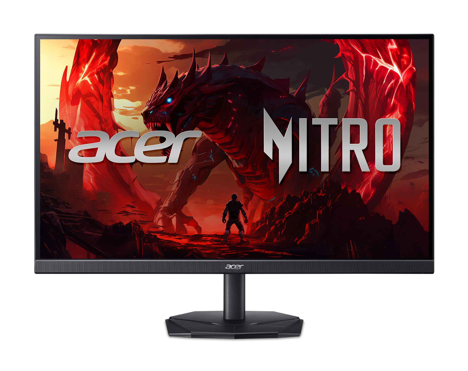 acer Nitro 27 Inch Full HD 1920 x 1080 ZeroFrame Design Gaming IPS Monitor | AMD FreeSync Premium | 200Hz Refresh | Up to 0.5ms | 1 x Display Port 1.2 and 2 x HDMI 2.0 Ports | KG271 X1biip