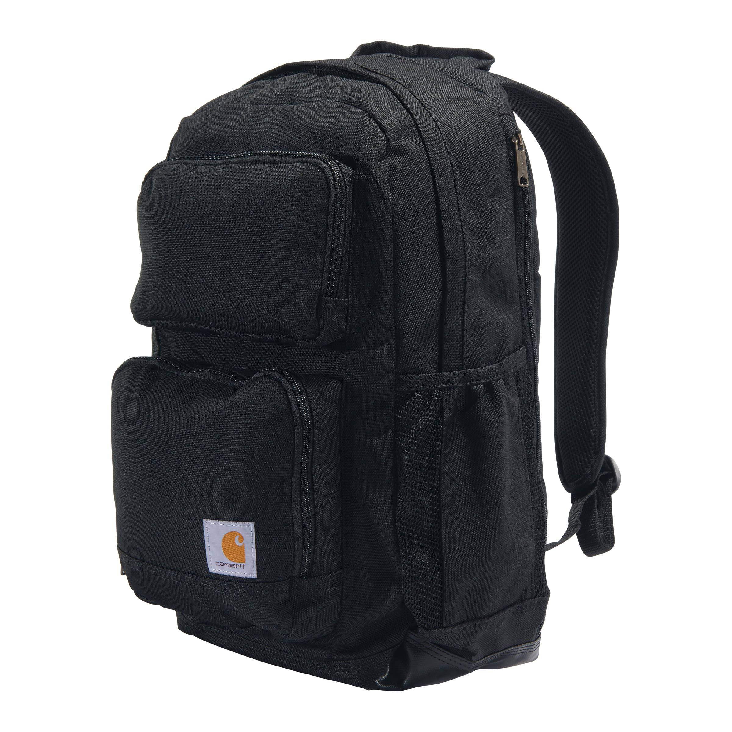 Carhartt 28L Dual-Compartment Backpack, Durable Pack with Laptop Sleeve and Duravax Abrasion Resistant Base, Black