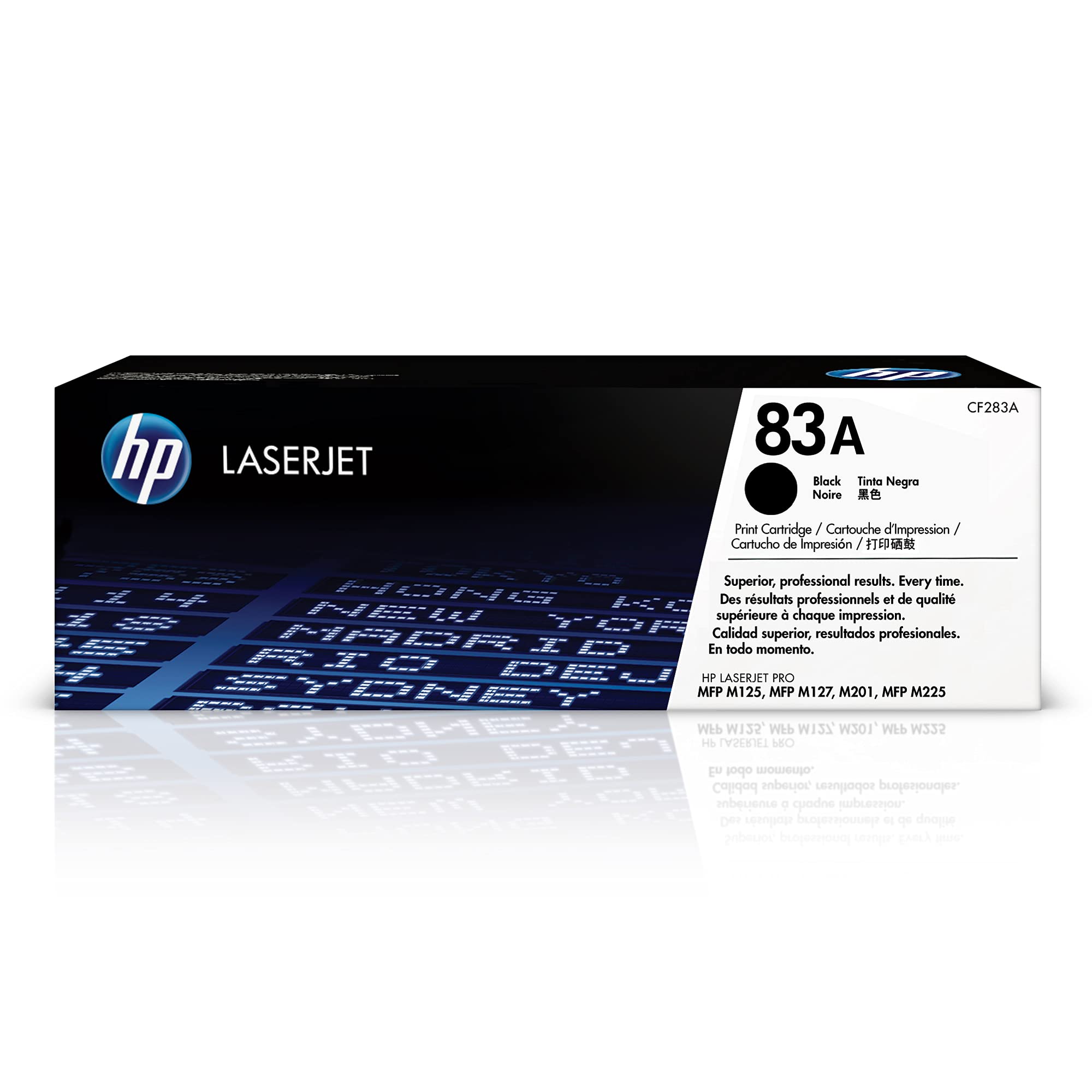 HP 83A Black Toner Cartridge | Works with HP LaserJet Pro M201, HP LaserJet Pro MFP M125, M127, M225 Series | CF283A...