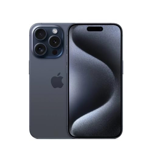 Apple iPhone 15 Pro Max, 256GB, Blue Titanium - Unlocked (Renewed Premium)