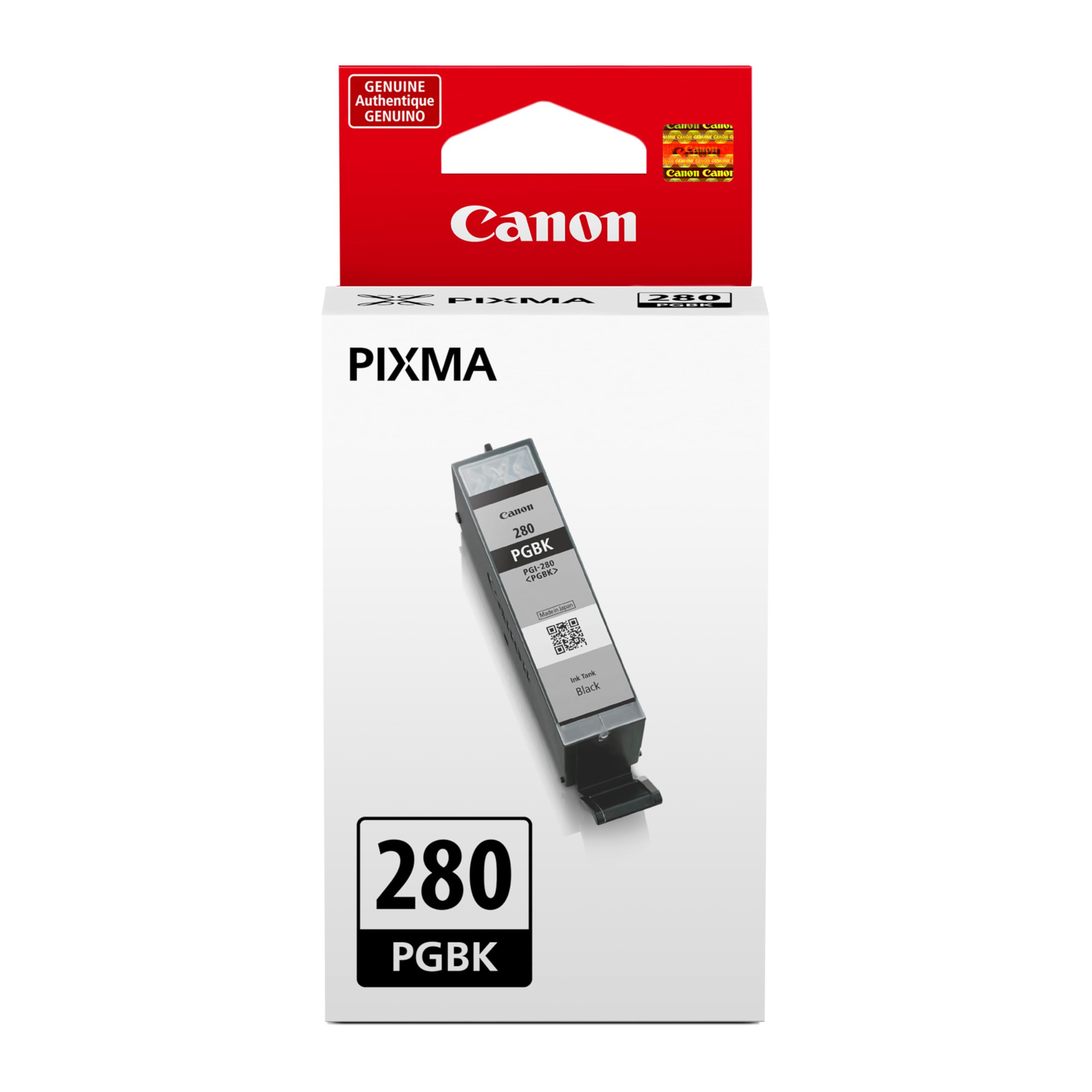 Canon PGI-280 Genuine Pigment Black Ink Tank, Compatible with TR8520, TS9120,TS8120, TS6120, TS9521C/a, TS9520/a, TS8220, TS6220, TS8320, TS6320, TS702/a, and TR8620/a Series Printers