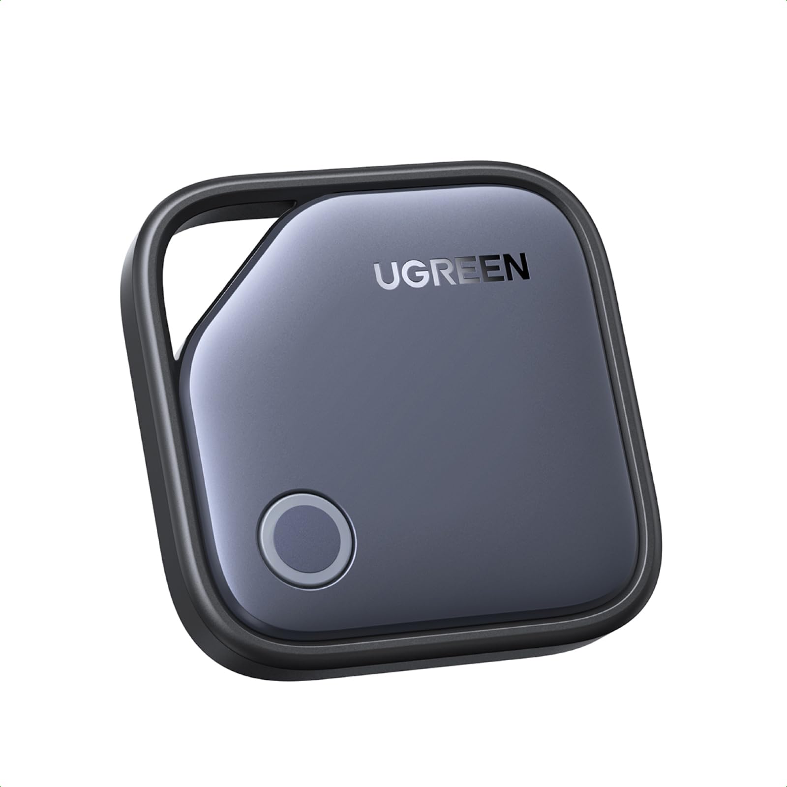 UGREEN FineTrack Smart Finder Compatible with Apple Find My (iOS Only) 2-Year Replaceable Battery Bluetooth Tracker Tags, Item Finder Smart Tag for Key Luggage Passport with Alarm& Left-Behind Remind
