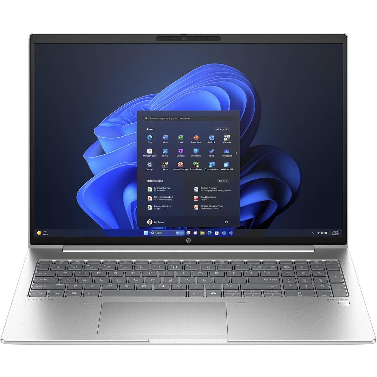 HP ProBook 460 G11 16" Notebook - WUXGA - Intel Core Ultra 7 155U - vPro Technology - 32 GB - 1 TB SSD - English Keyboard - Pike Silver Aluminum