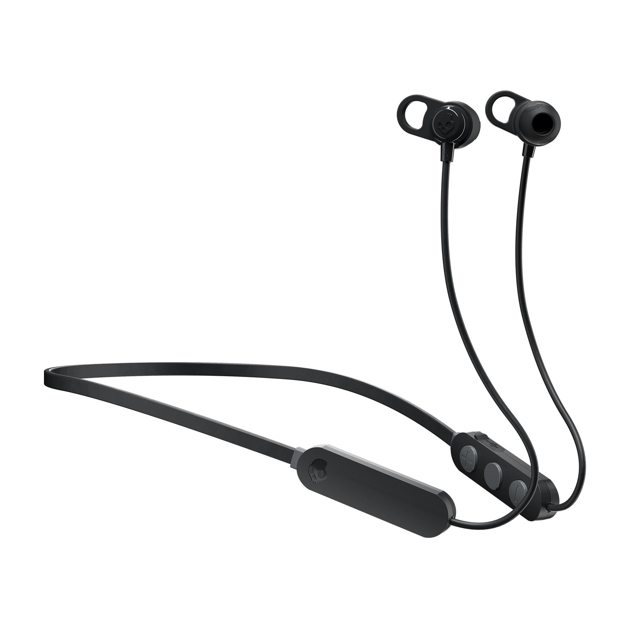 Skullcandy Jib+ Wireless Earbuds, Bluetooth Headphones, Up to 6 Hrs Battery, Noise Isolating Fit, Sweat Resistant, Built-In Microphone, iPhone Android, Ear Gel Sizes Included for Custom Fit - Black