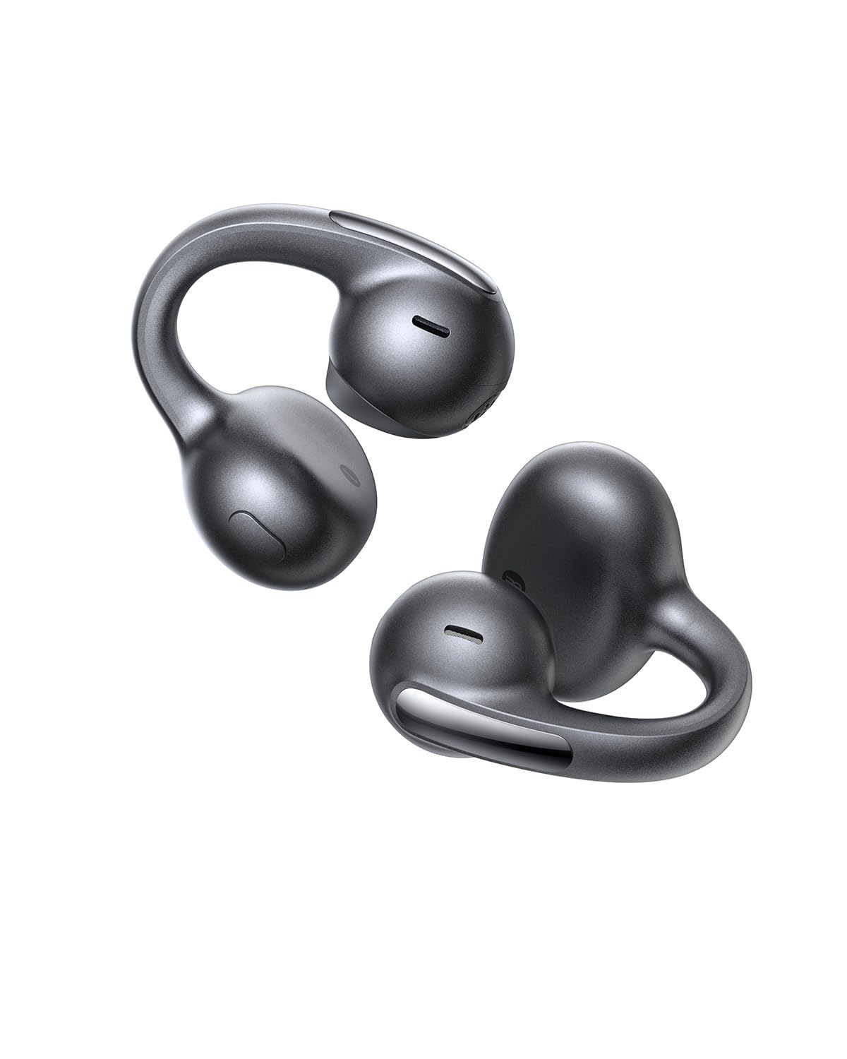 Baseus Bowie MC1 Pro Open Ear Clip-On Headphones, Hi-Res LDAC & HiFi4 Acoustic Sound, 5g Ultra-Lightweight Comfort, SuperBass 2.0, DNN 4-Mic AI Clear Calls, IP67 Waterproof, Bluetooth 6.0