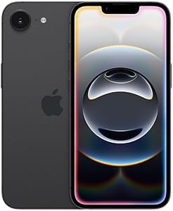 Apple iPhone 16e, 128GB, eSIM, Black- Unlocked (Renewed Premium)