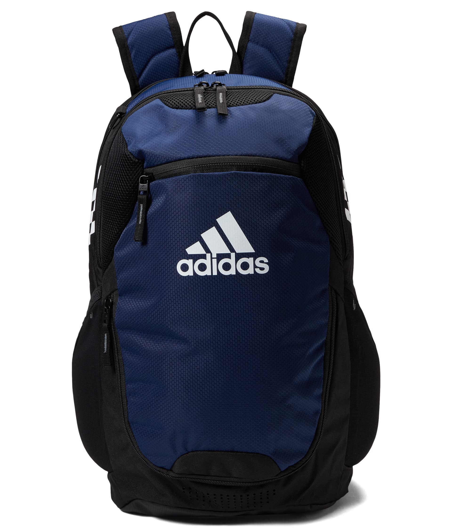 adidas Stadium Team Sports Backpack for Men and Women (36l) Durable Athletic Laptop Bag, Navy Blue/3.0, One Size