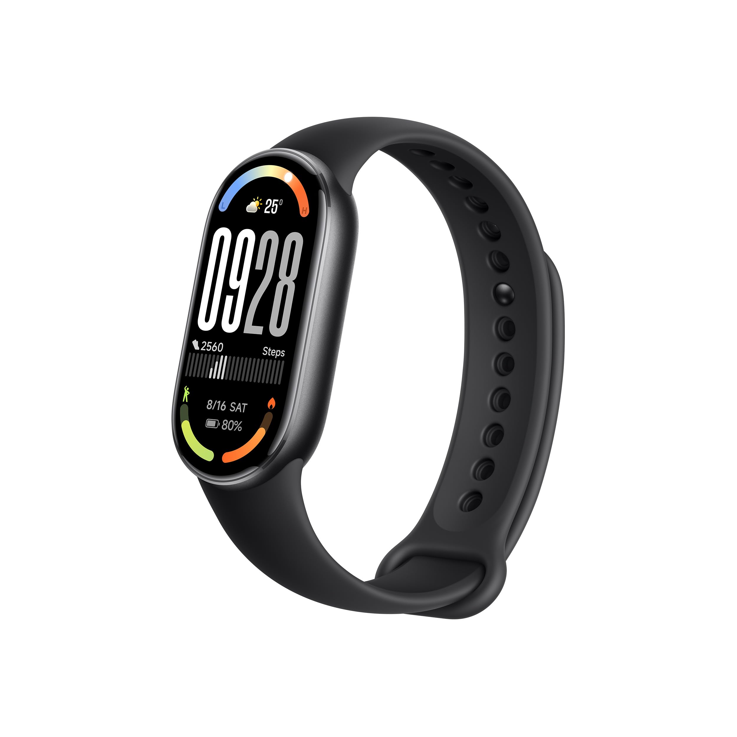 Xiaomi Mi Smart Band 10 (2025) Global Version - 1.72" AMOLED Display | 21 Days Battery Life | Touchscreen, Multi-Sport Tracker, Activity Tracker, Heart Rate Monitor | BT5.4 - (Midnight Black)
