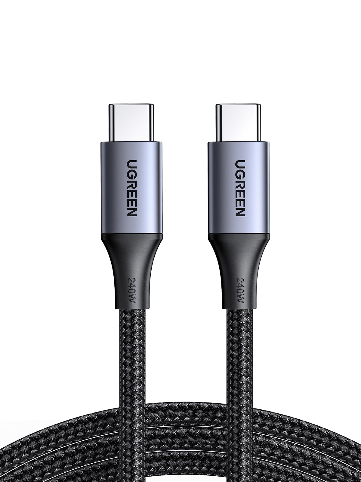 UGREEN 240W USB C to USB C Cable, Fast Charging USB C Cable for iPhone 16 Pro Max/15, Samsung Galaxy S24/S23, MacBook Pro/Air, iPad Pro/Air/Mini, Dell XPS, 6.6FT