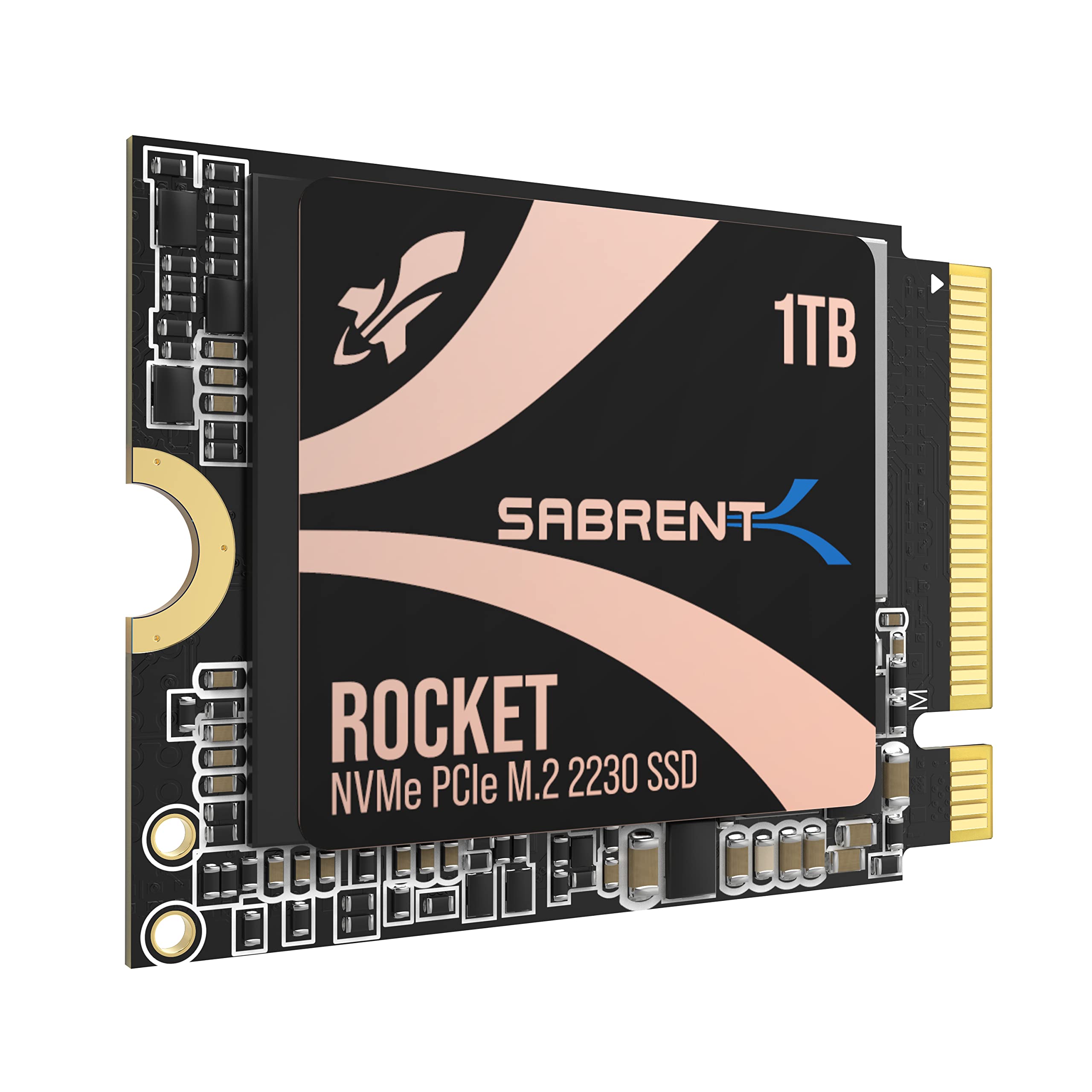SABRENT Rocket 2230 1TB NVMe SSD – PCIe Gen4 M.2 2230 Internal SSD for Steam Deck, Surface Pro, Ultrabook, HTPC – DRAM-Less with HMB, Up to 5GB/s [SB-2130-1TB]