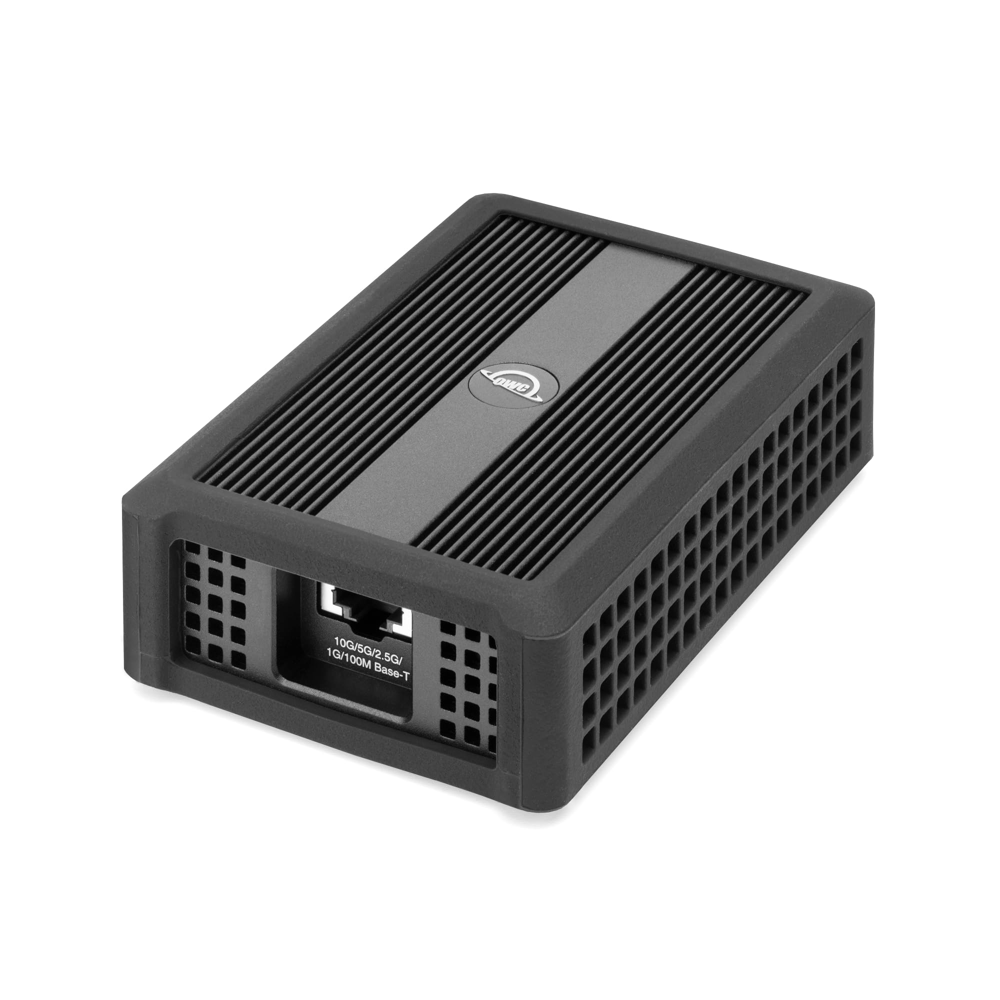 OWC Thunderbolt 3 10G Ethernet Adapter, for High-Speed Network Connections, RJ45 Port Supports 10Gb/s, 5Gb/s, 2.5Gb/s, 1Gb/s and 100Mb/s Base-T, Compatible with Thunderbolt 3 or 4 Ports