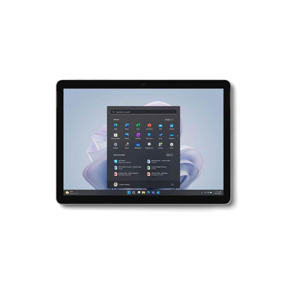 Microsoft Surface Go 4 Tablet - 10.5" - 8 GB - 256 GB Storage - Windows 11 - Platinum