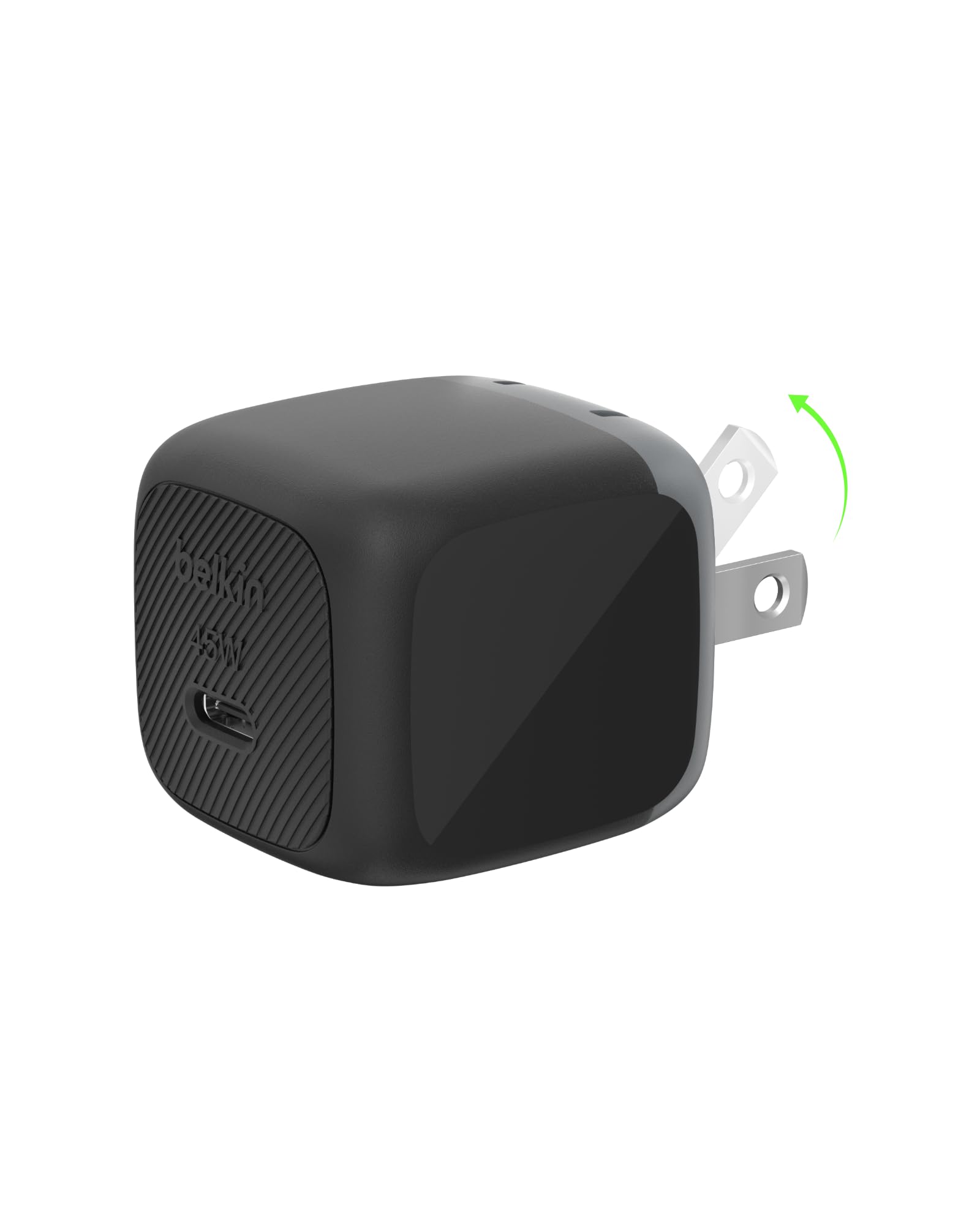 Belkin USB C Charger Block 45W - PD3.1 PPS Super Fast Charging - Samsung Galaxy S25, S24, S23, S22, Apple iPhone 16, iPhone 15/14/13 Plus, Pro, Pro Max, Google Pixel 9, Nintendo Switch, etc - Black