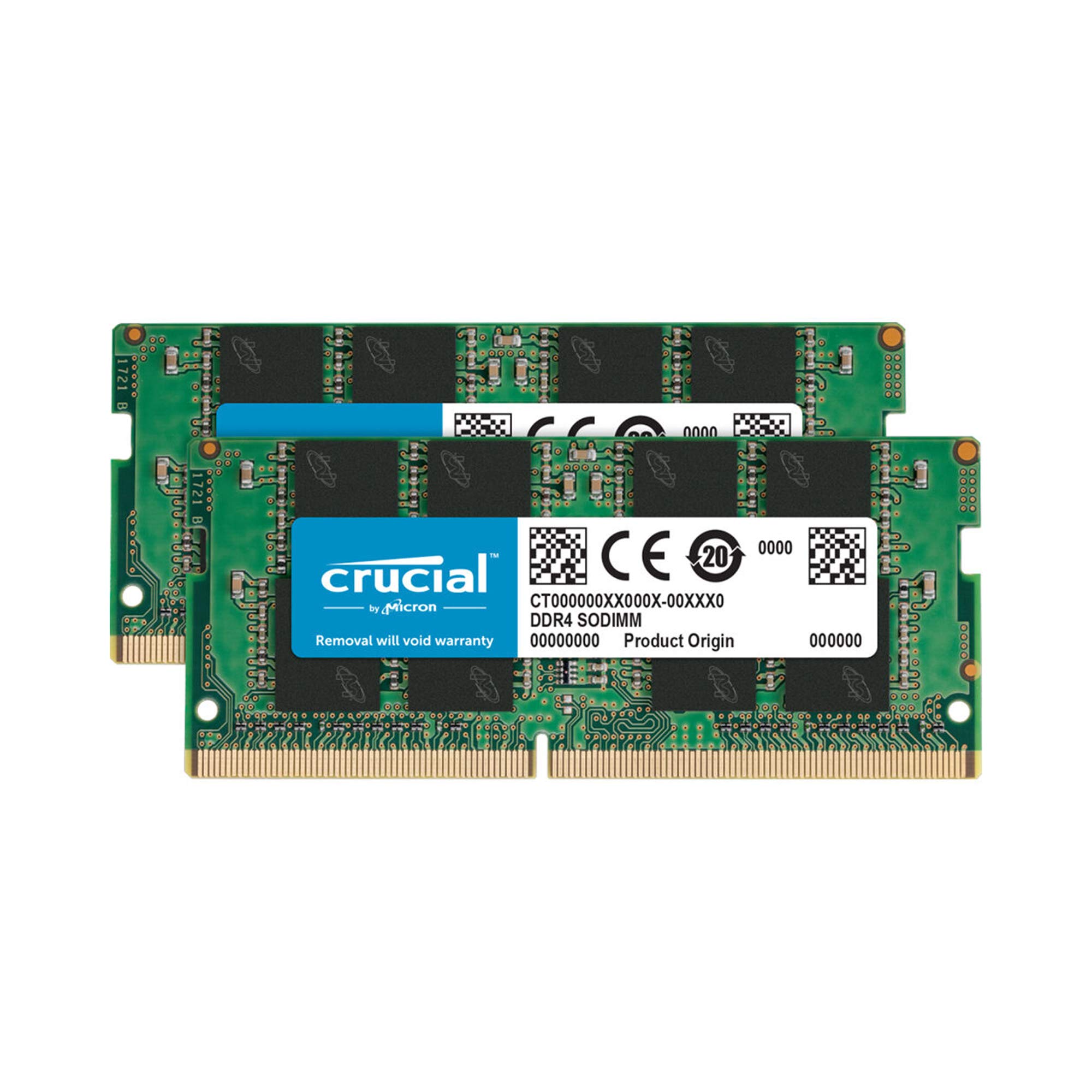 Crucial 32GB Kit (16GBx2), 260-pin SODIMM, DDR4 PC4-19200,