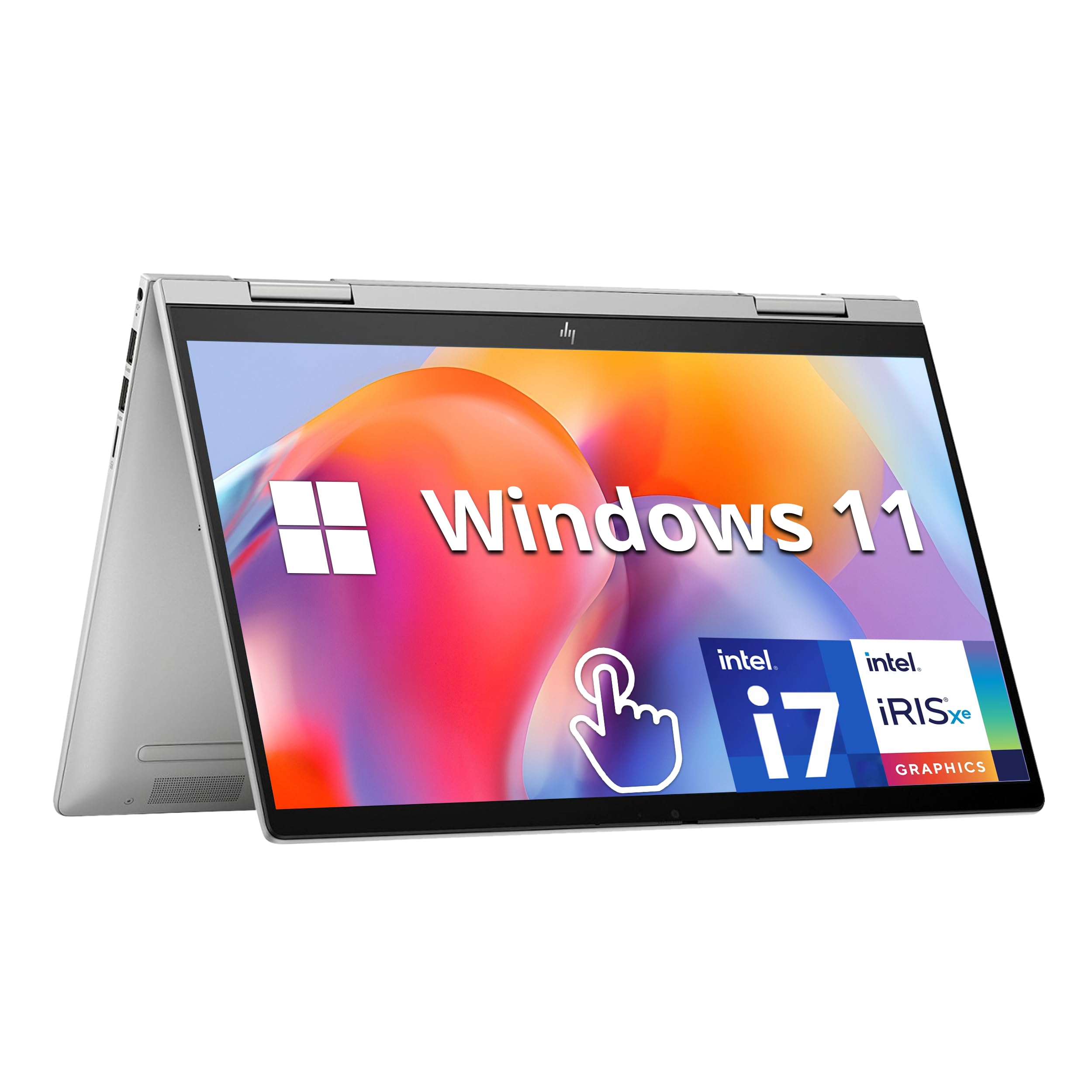 HP Envy x360 2-in-1 14" FHD Touchscreen Laptop, Intel i7-1355U, 16GB RAM, 1TB SSD, Backlit Keyboard, 5MP Camera, Fingerprint Reader, Wi-Fi 6E, Win 11, Silver