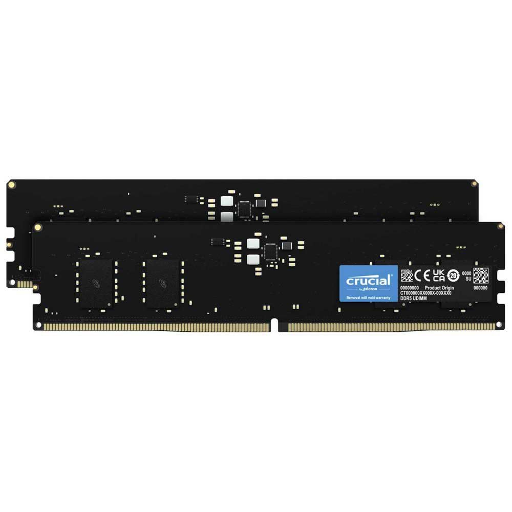 Crucial 16GB DDR5 RAM Kit (2x8GB), 5600MHz Desktop Memory, UDIMM 288-Pins, Compatible with Intel Core and AMD Ryzen 7000 - CT2K8G56C46U5