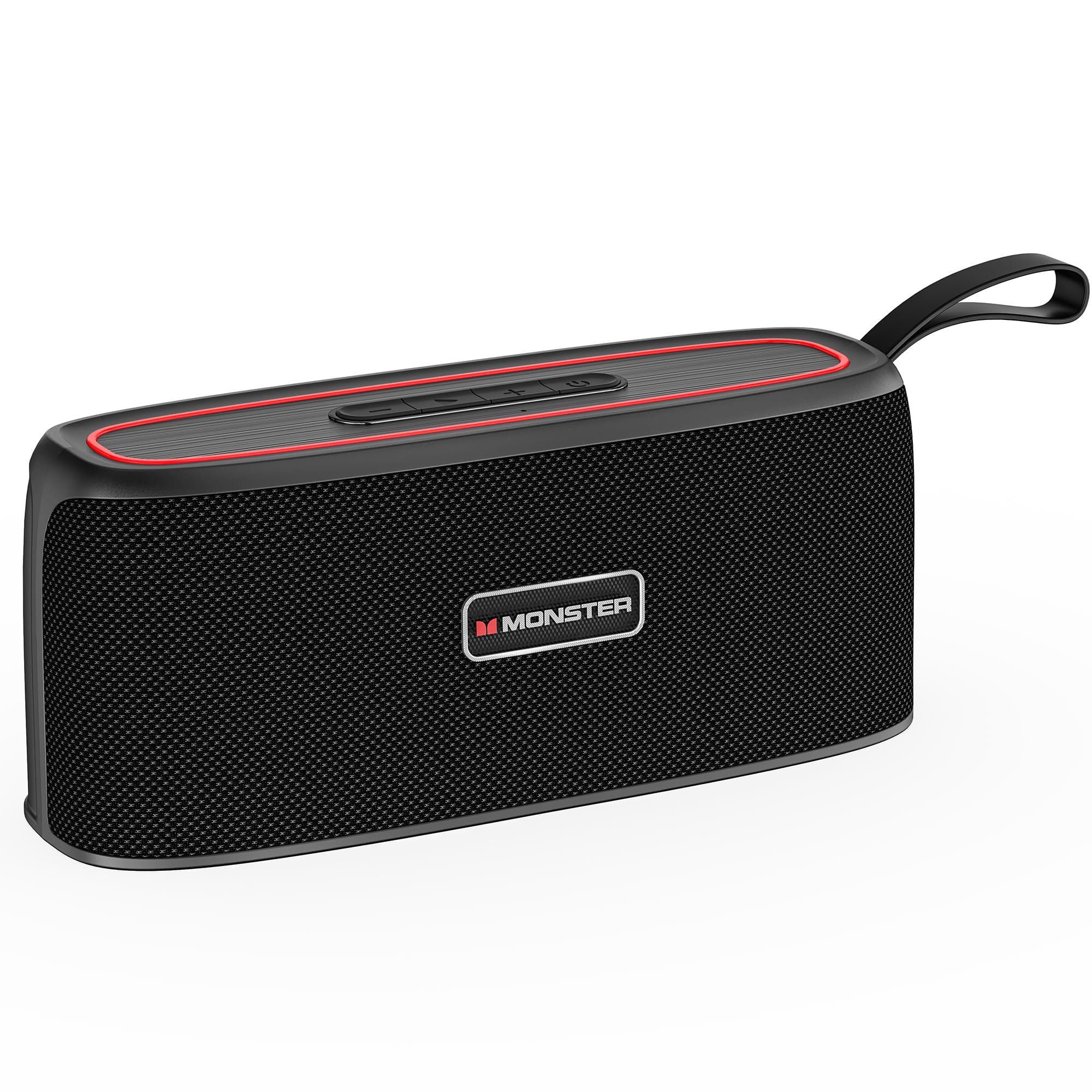 Monster Shock Portable Bluetooth Speaker,30W Loud Sound, IPX6 Waterproof Speaker,17 Hours Playback, Bluetooth 5.4 TWS Pairing Portable Wireless Speaker for Home, Outdoors