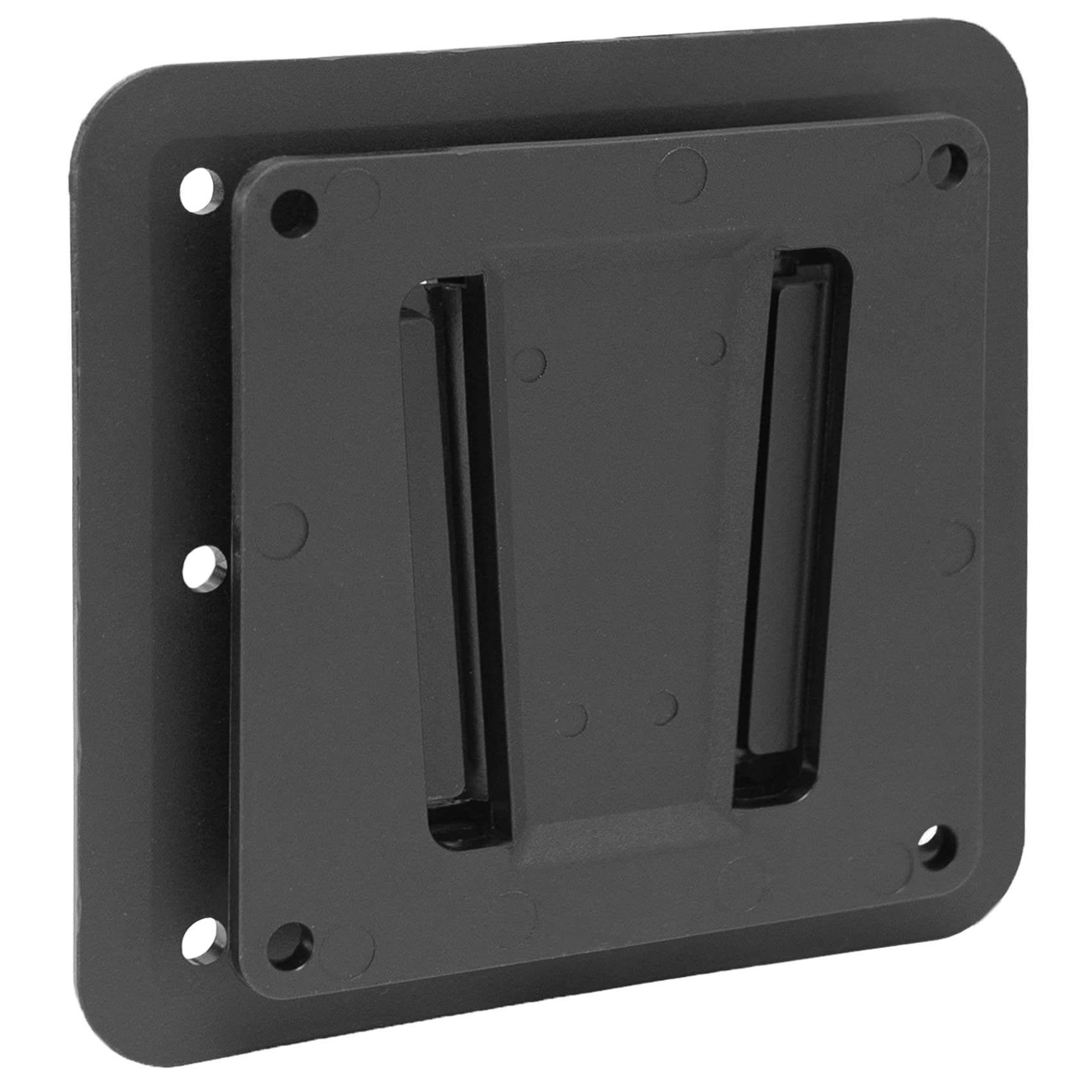 VIVO Anti-Rust Quick Release Plastic Polymer RV TV Mount for Screens up to 43 inches and 30 lbs, VESA 100x100mm, Low Profile Wall Bracket for Camping, Truck, Movie Night, Black, Mount-VWRV1