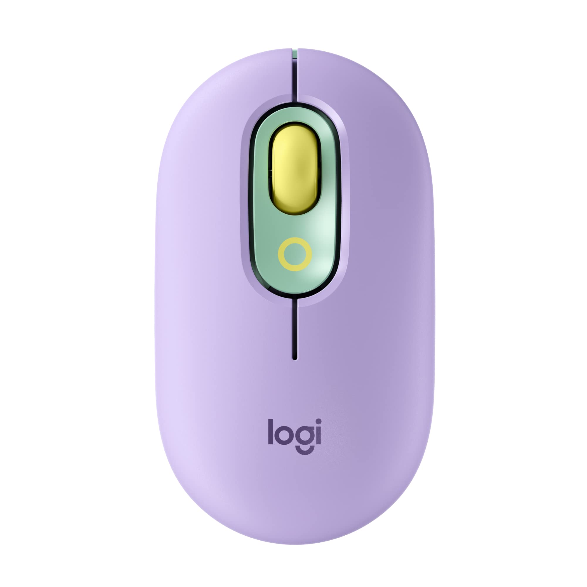 Logitech POP Mouse, Wireless Mouse with Customizable Emojis, SilentTouch Technology, Precision/Speed Scroll, Compact Design, Bluetooth, Multi-Device, OS Compatible - Daydream Mint
