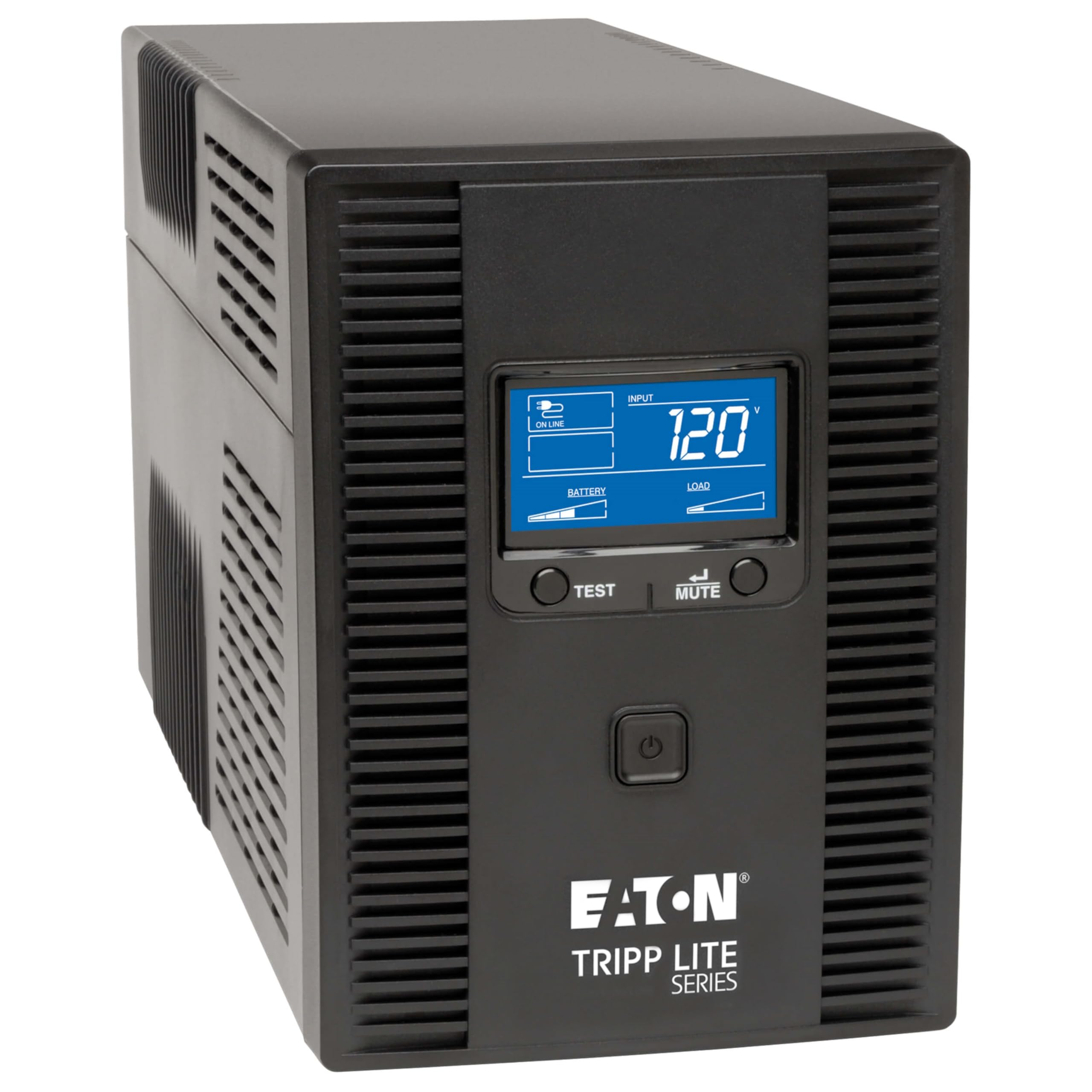 Tripp Lite OMNI1500LCDT 1500VA UPS Battery Back Up AVR LCD Display 10 Outlets 120V 810W Tel & Coax Protection USB, 3 Year Warranty & $250,000 Insurance, Black