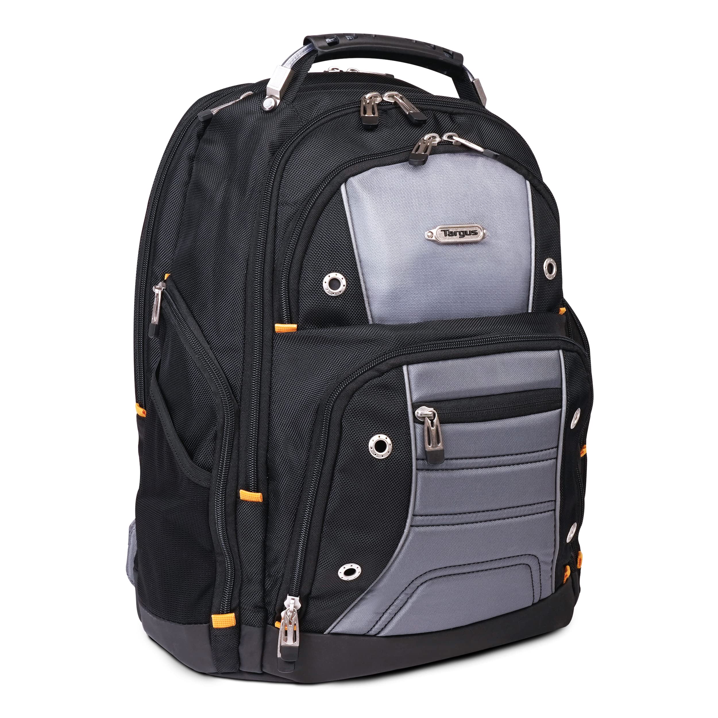 Targus Drifter II Laptop Backpack, Black/Gray – Backpack for Men for Business and Travel, Durable Water-Resistant Material, Fits up to 17" Laptops (TSB239US)